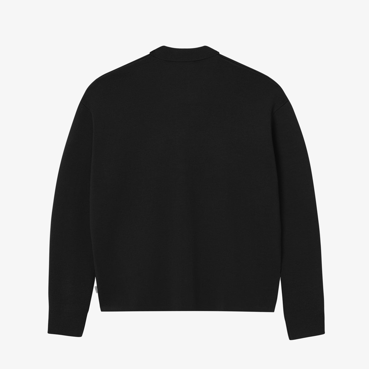 BLKVIS SCRIPT KNIT SHIRT - BLACK