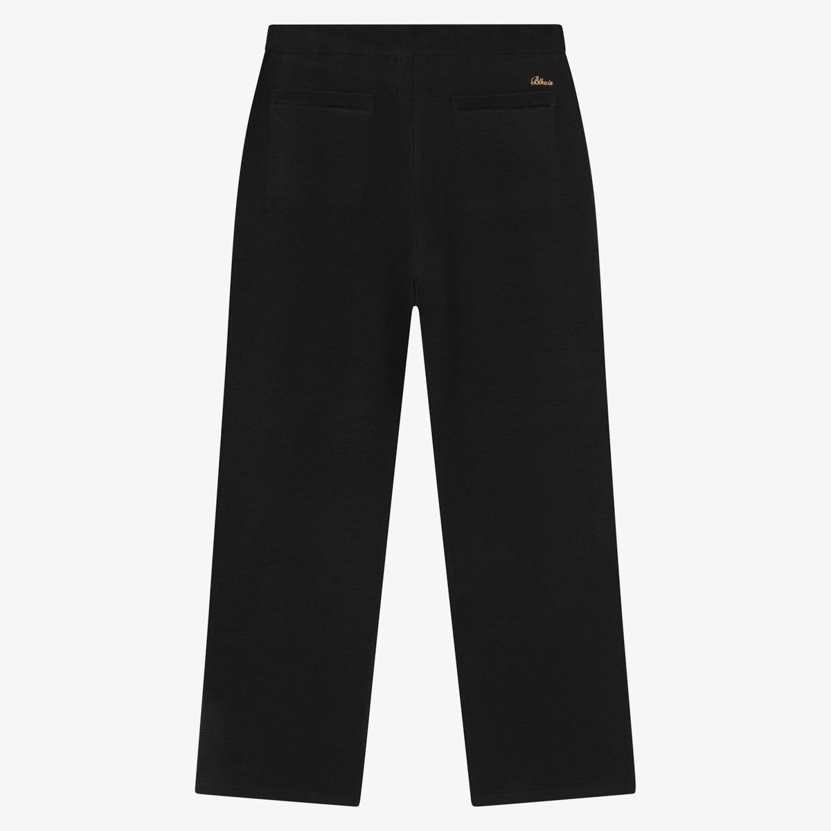 BLKVIS SCRIPT KNIT PANTS - BLACK