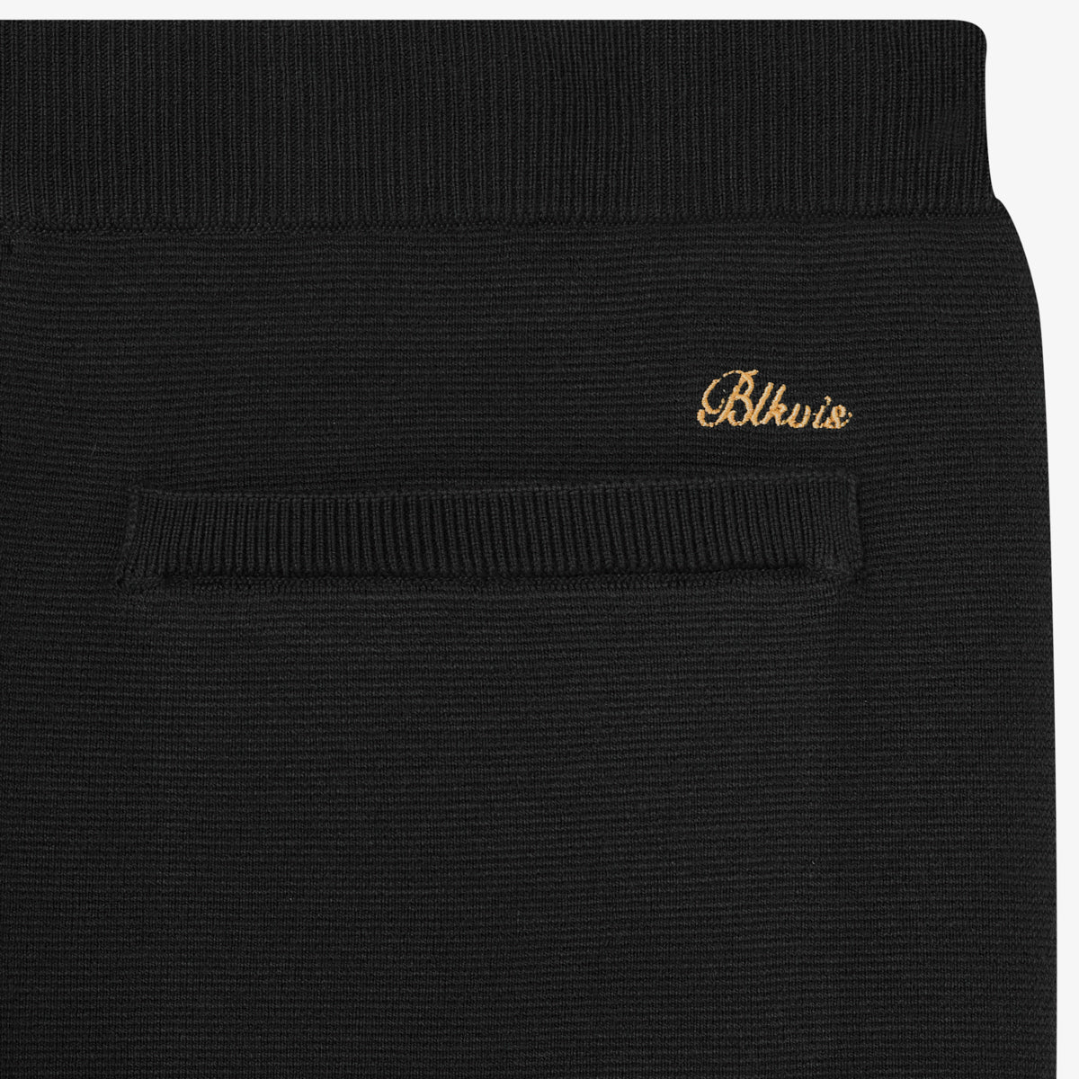 BLKVIS SCRIPT KNIT PANTS - BLACK