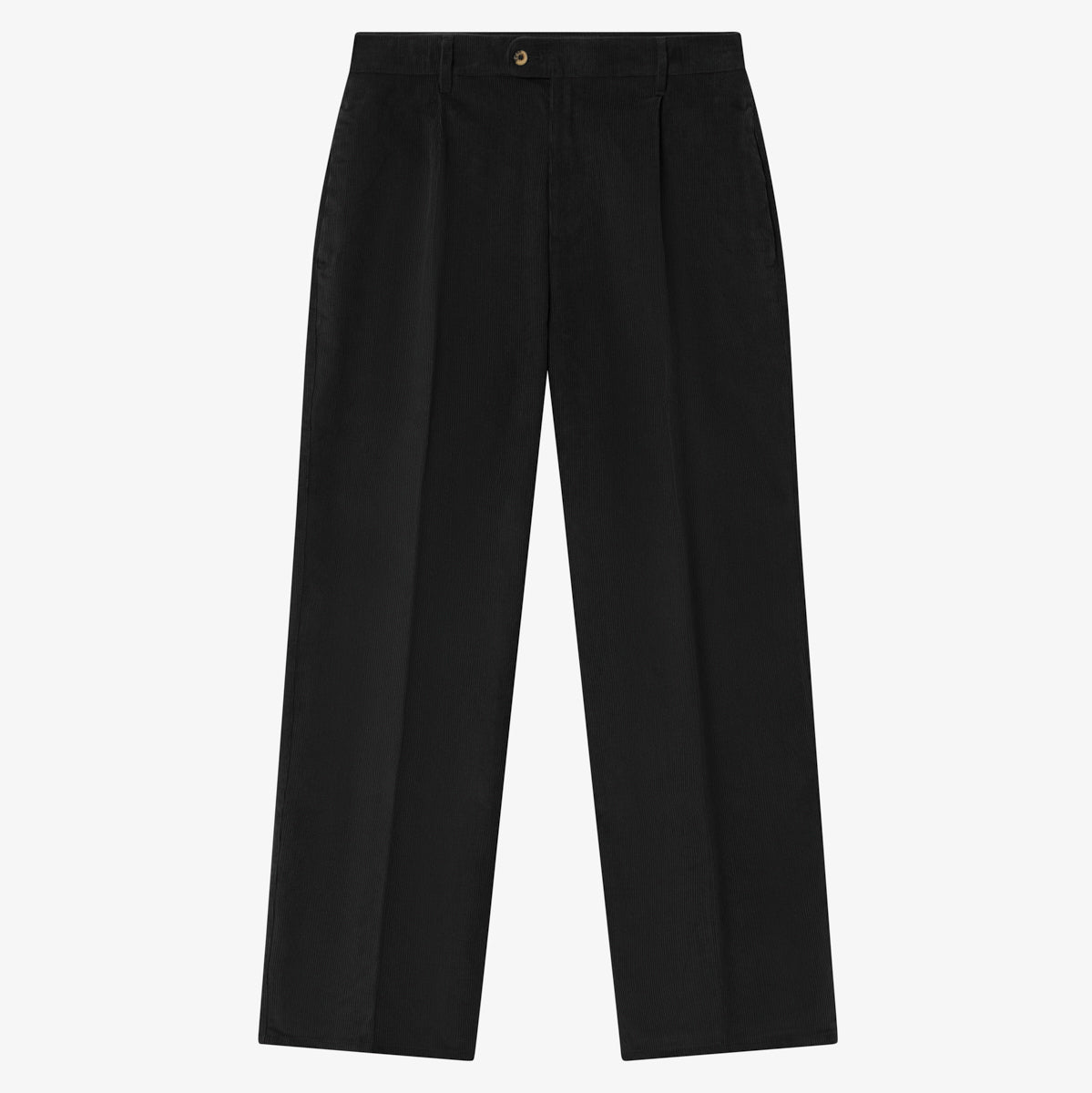 BLKVIS SCRIPT CORDUROY TROUSERS - BLACK