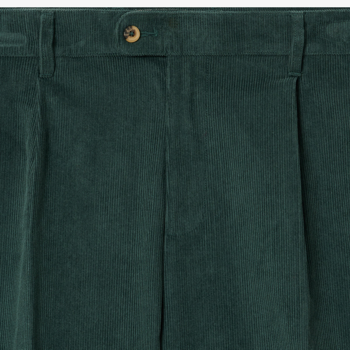 BLKVIS SCRIPT CORDUROY TROUSERS - DARKEST SPRUCE