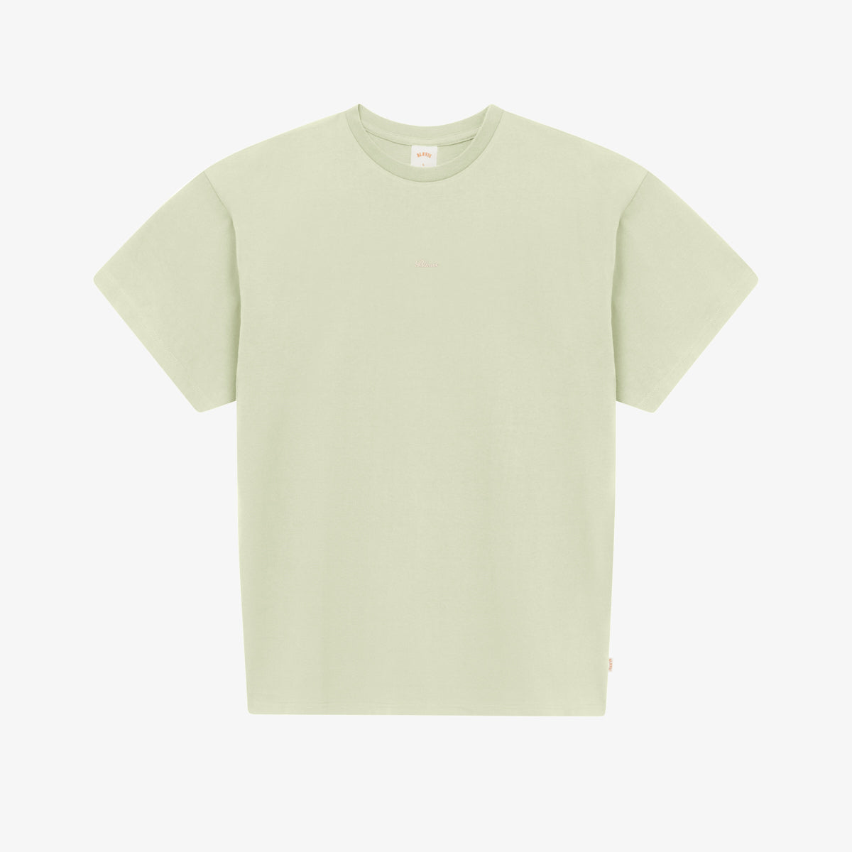 SCRIPT TEE - LAUREL GREEN