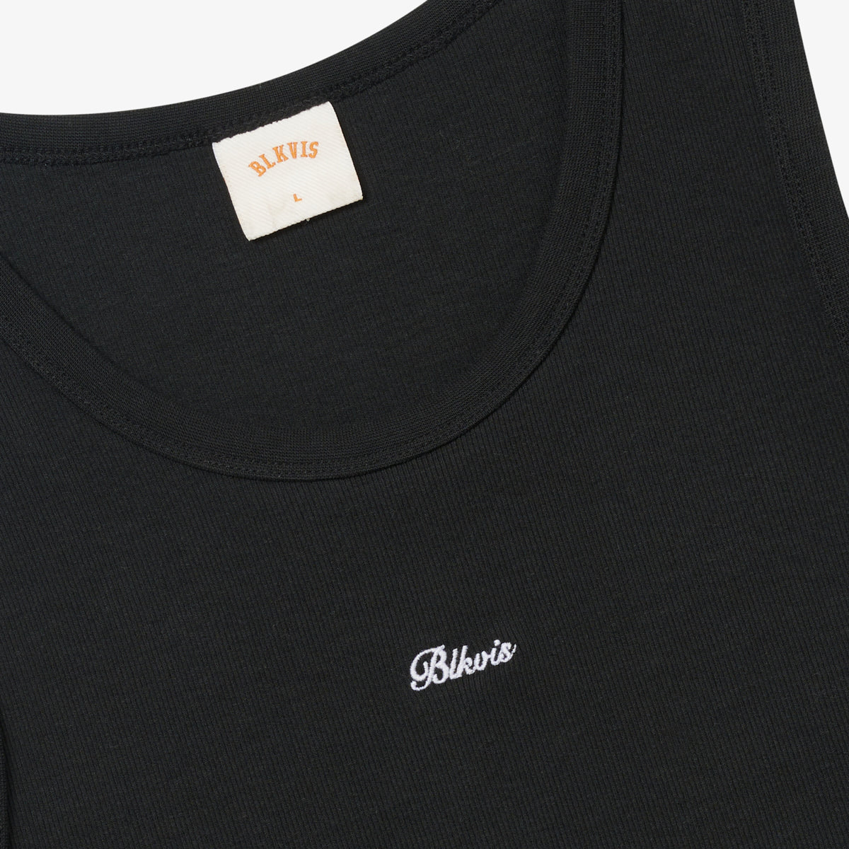 SCRIPT TANK TOP - BLACK