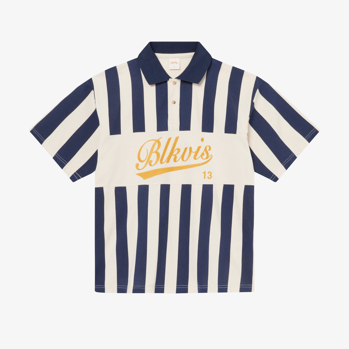 STRIPED PIQUÉE POLO - WHITECAP GRAY