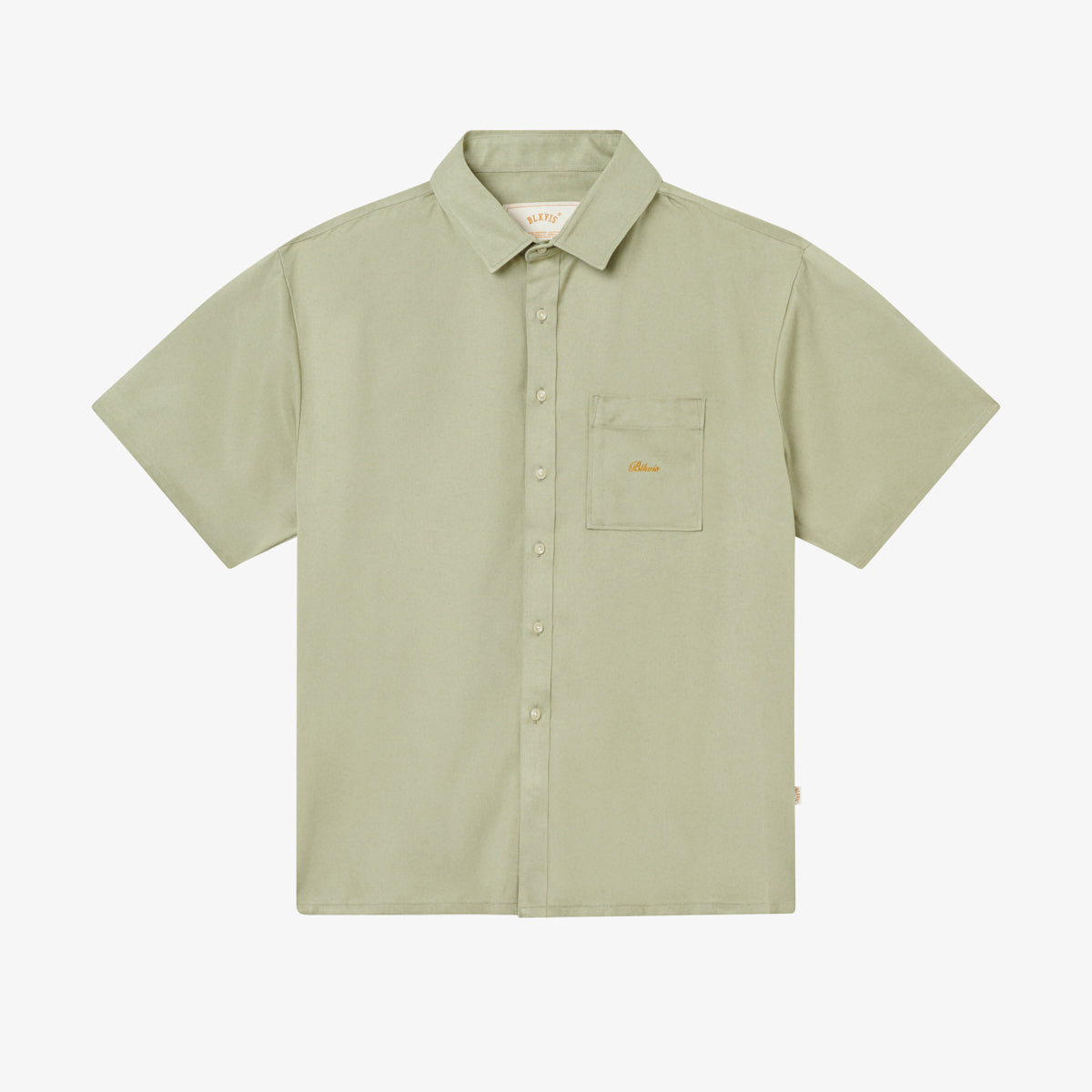 TENCEL BOXY SHORTSLEEVE SHIRT - TEA
