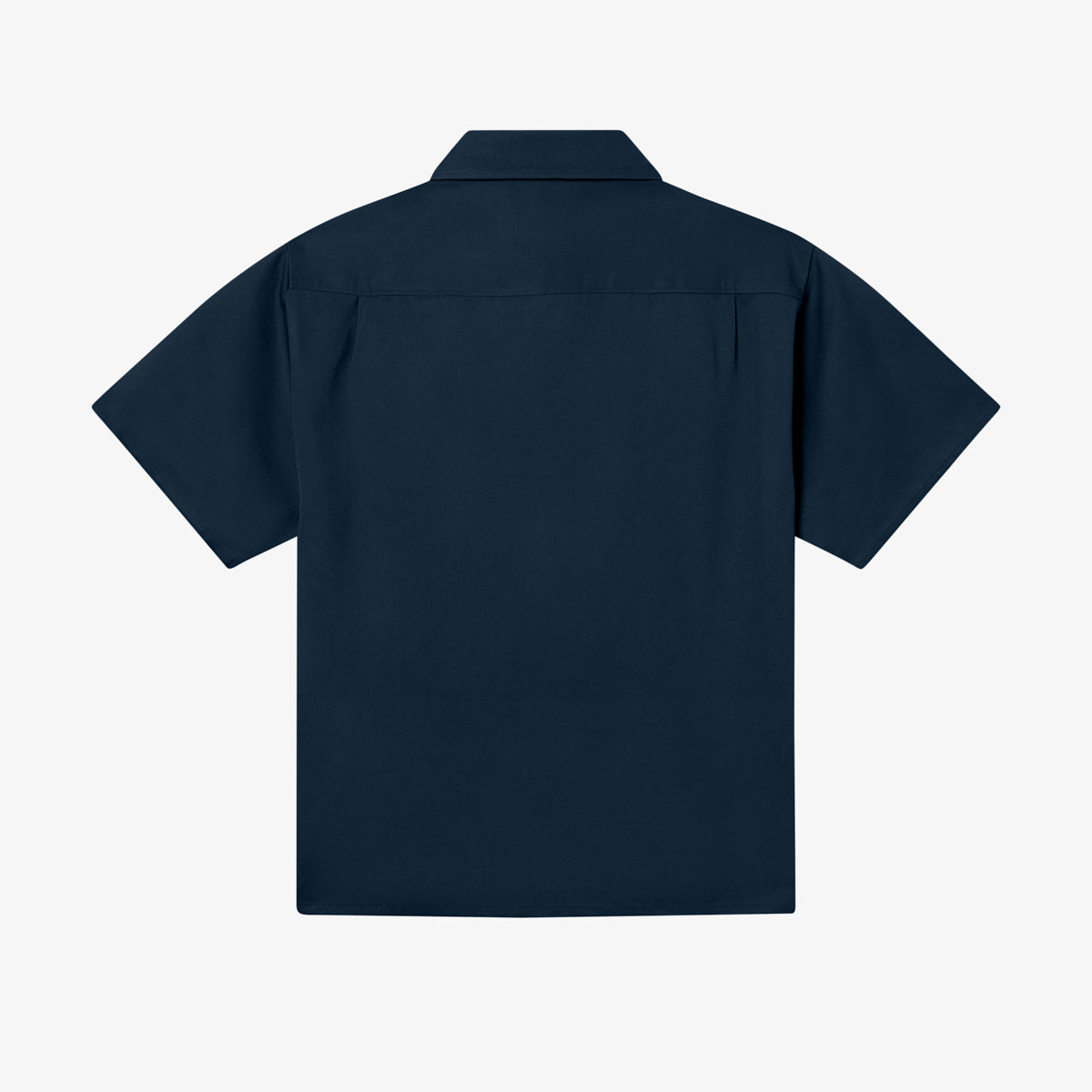TENCEL BOXY SHORTSLEEVE SHIRT - BLUEBERRY