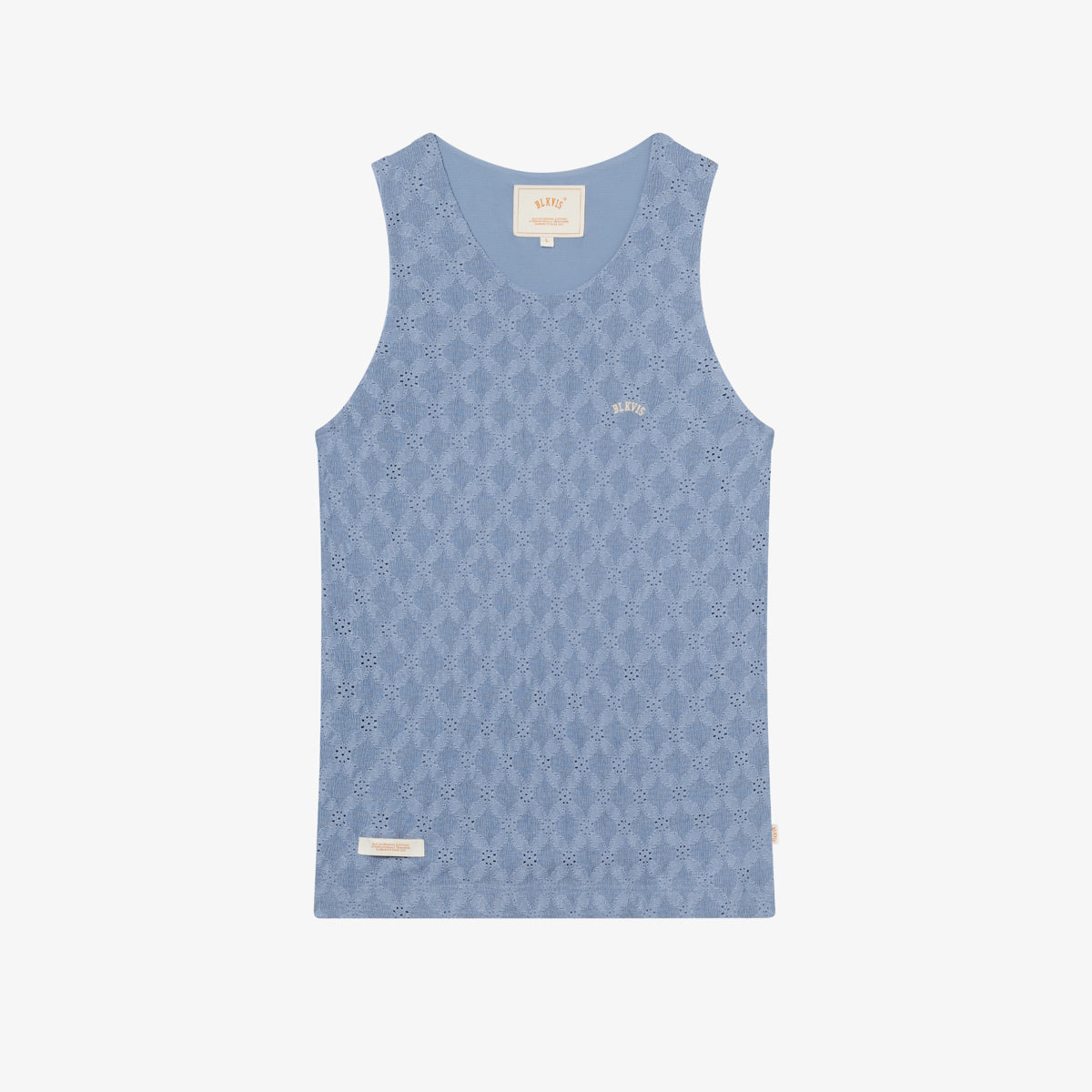 LACE JERSEY - STONE WASH BLUE