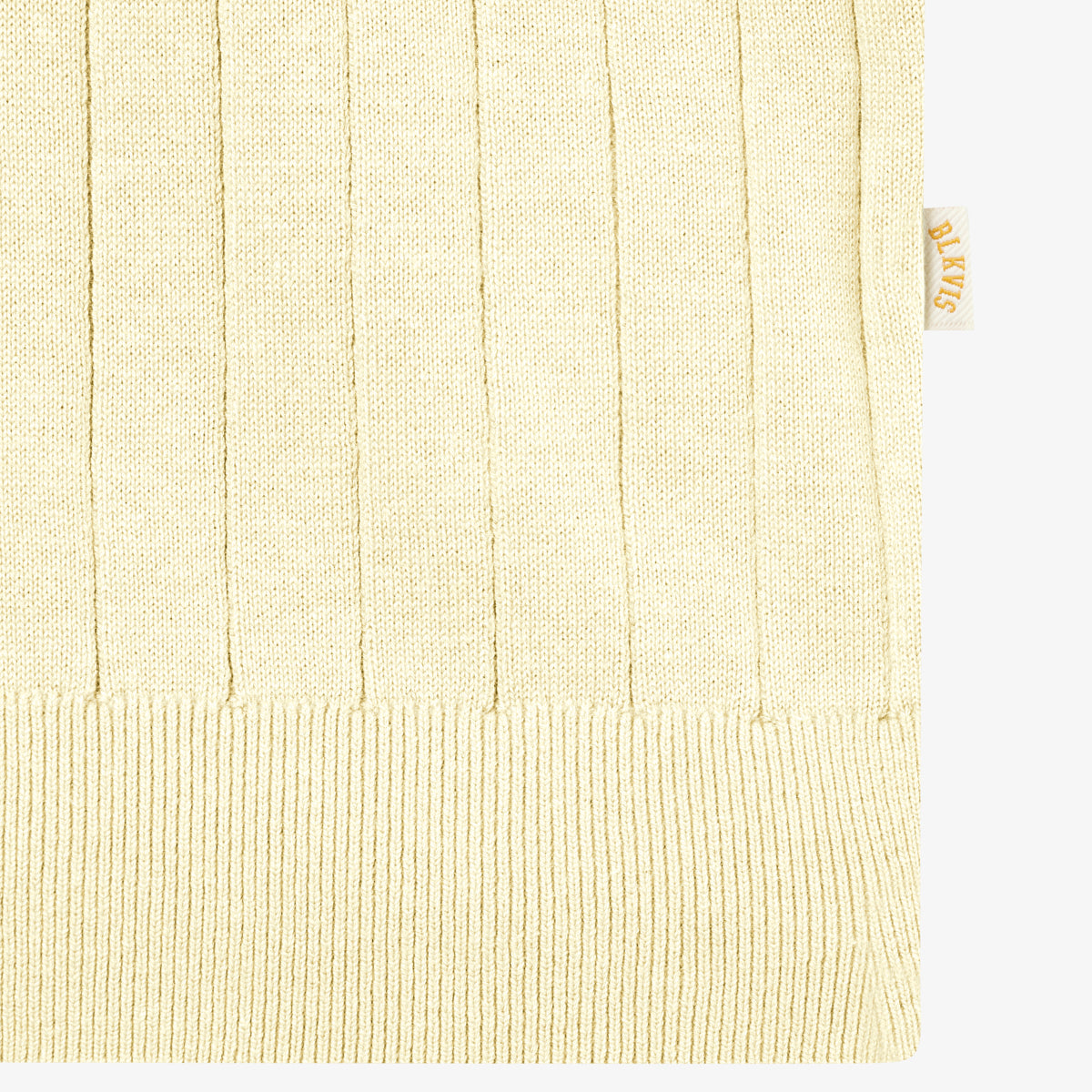 RIB KNITTED POLO - FLAN