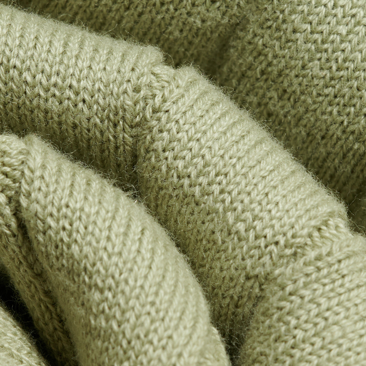 RIB KNITTED POLO - TEA