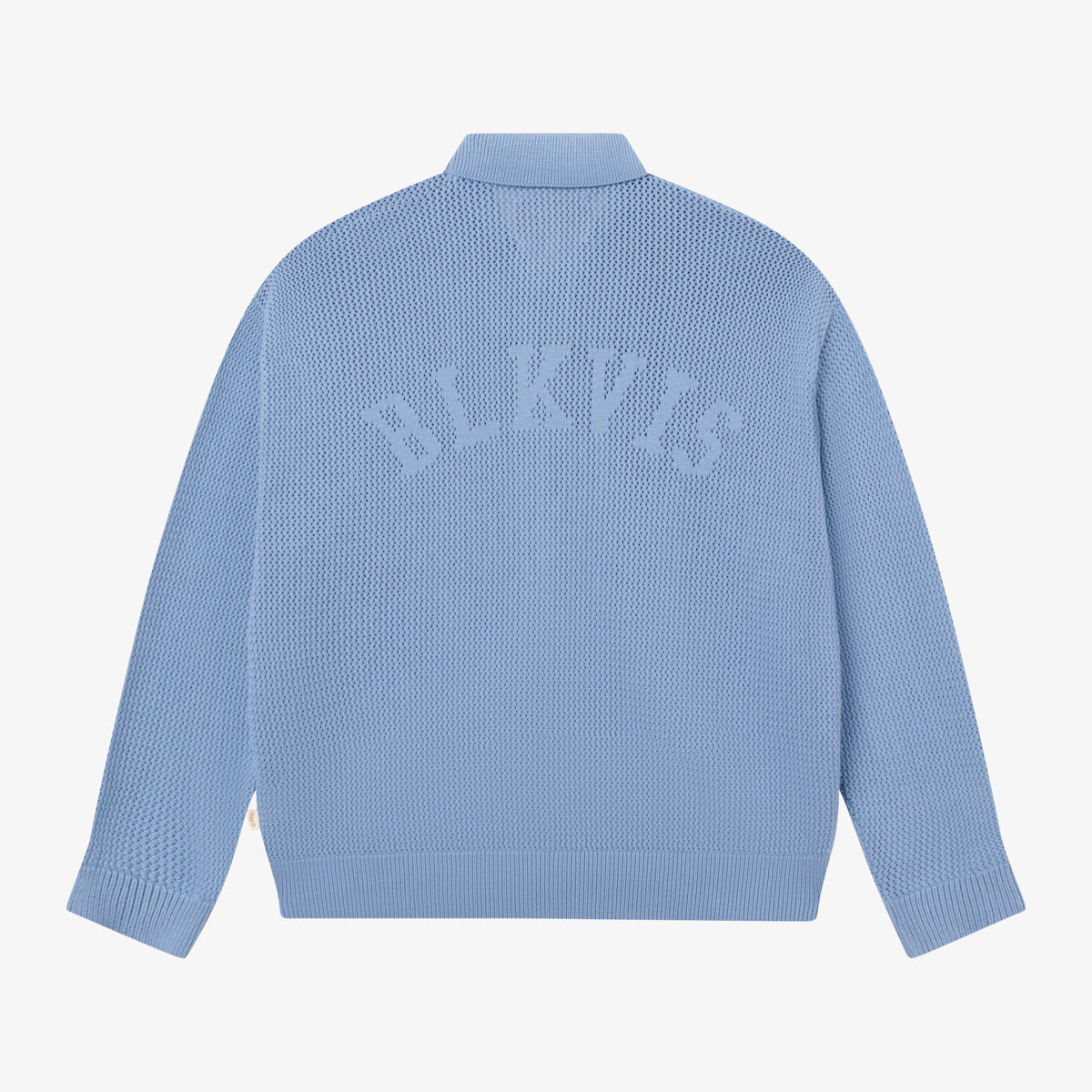 LACE POINTELLE CARDIGAN - STONE WASH BLUE