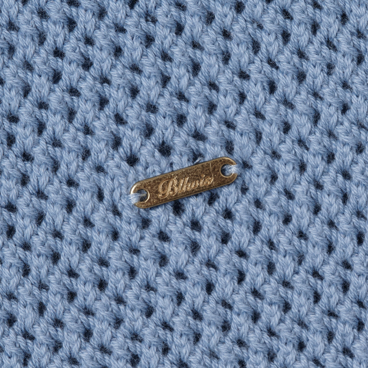 LACE POINTELLE CARDIGAN - STONE WASH BLUE