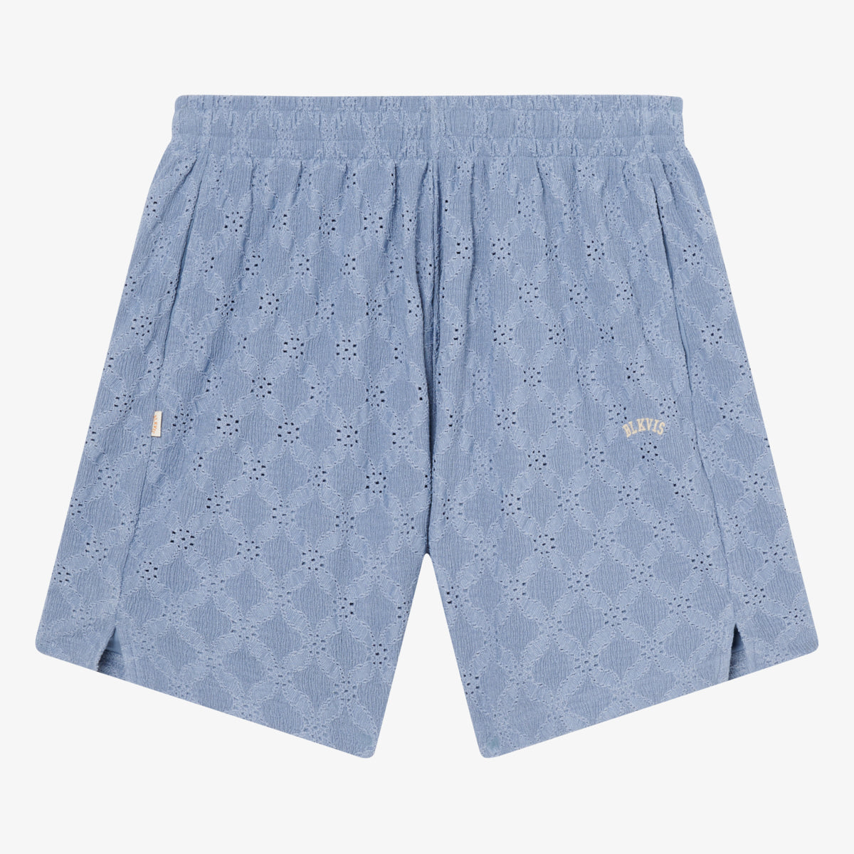 LACE SHORTS - STONE WASH BLUE