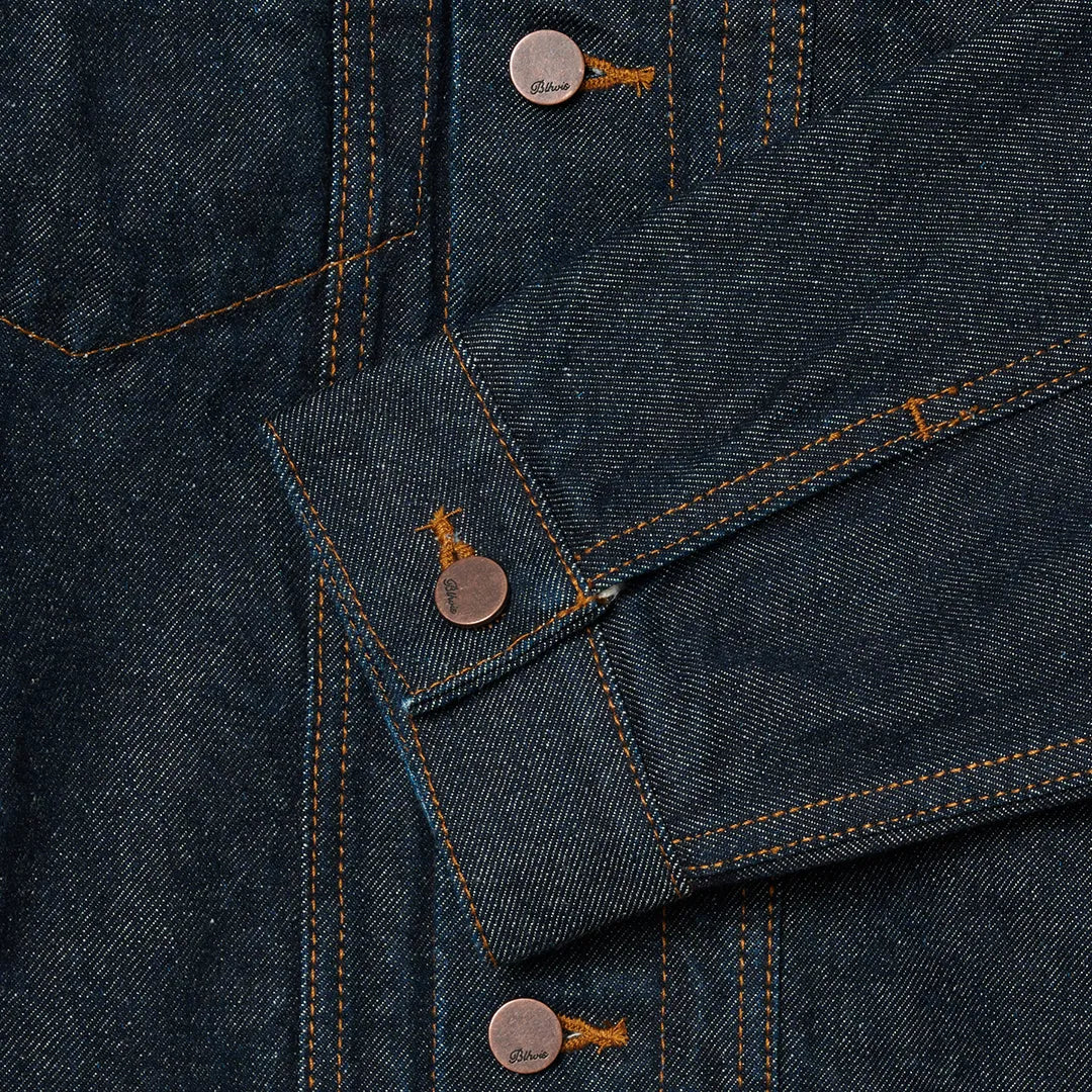 SELVEDGE DENIM JACKET - DARK BLUE
