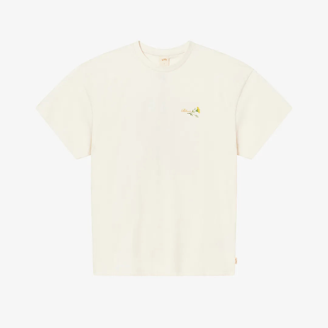 FLORAL LETTER TEE - PAPYRUS