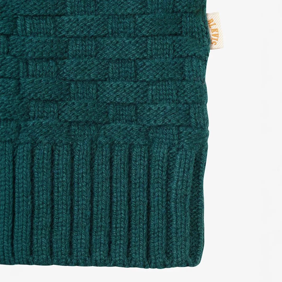 STRUCTURED ZIP CARDIGAN - SEA MOSS