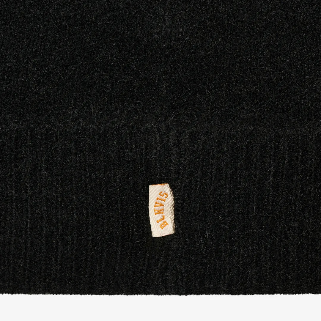 HAIRY STRUCTURE BEANIE - BLACK