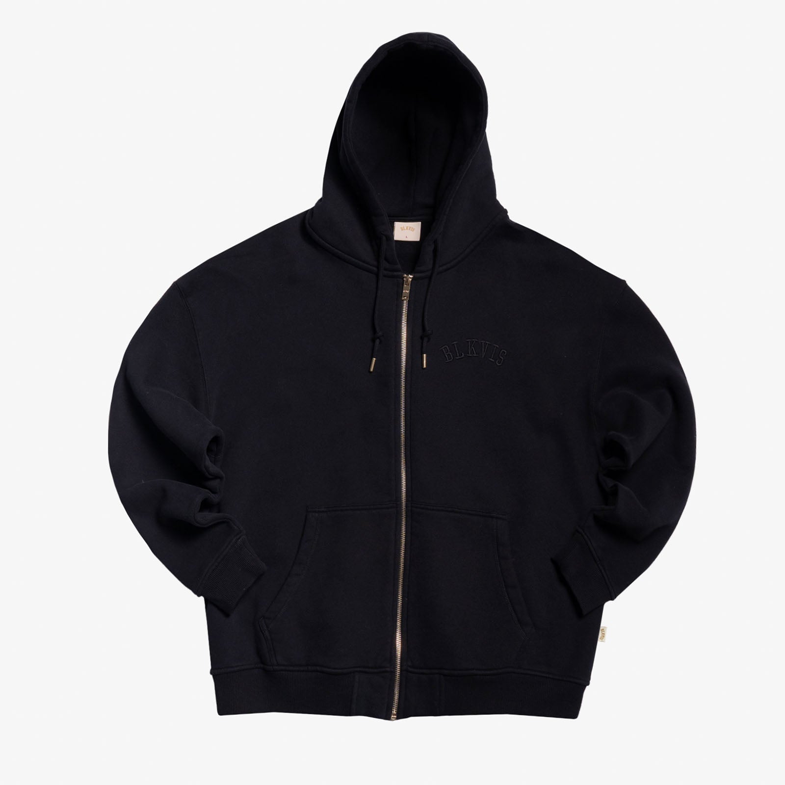 ATELIÉR ZIP HOODY - BLACK