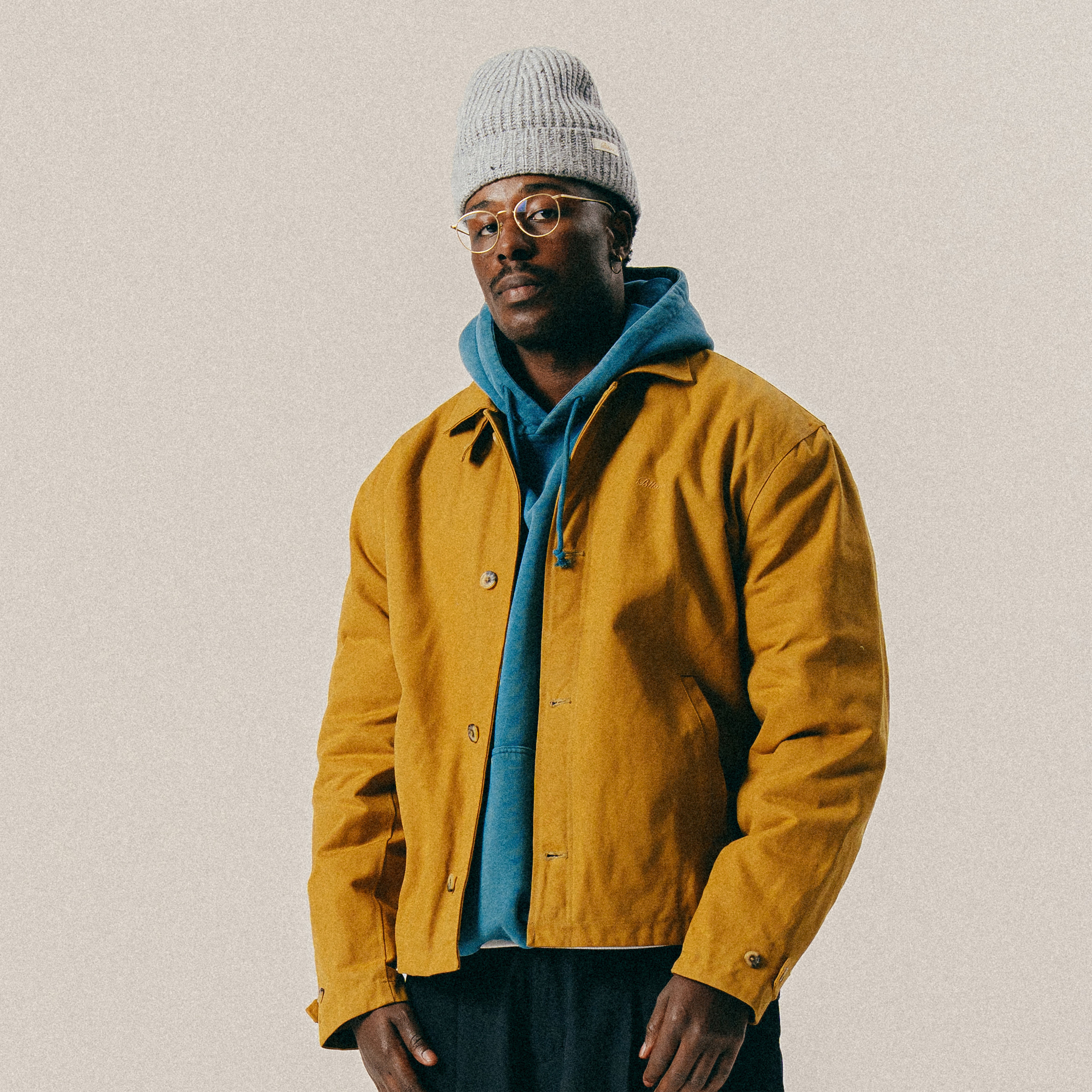 BLKVIS WAXED CANVAS JACKET - TAPENADE