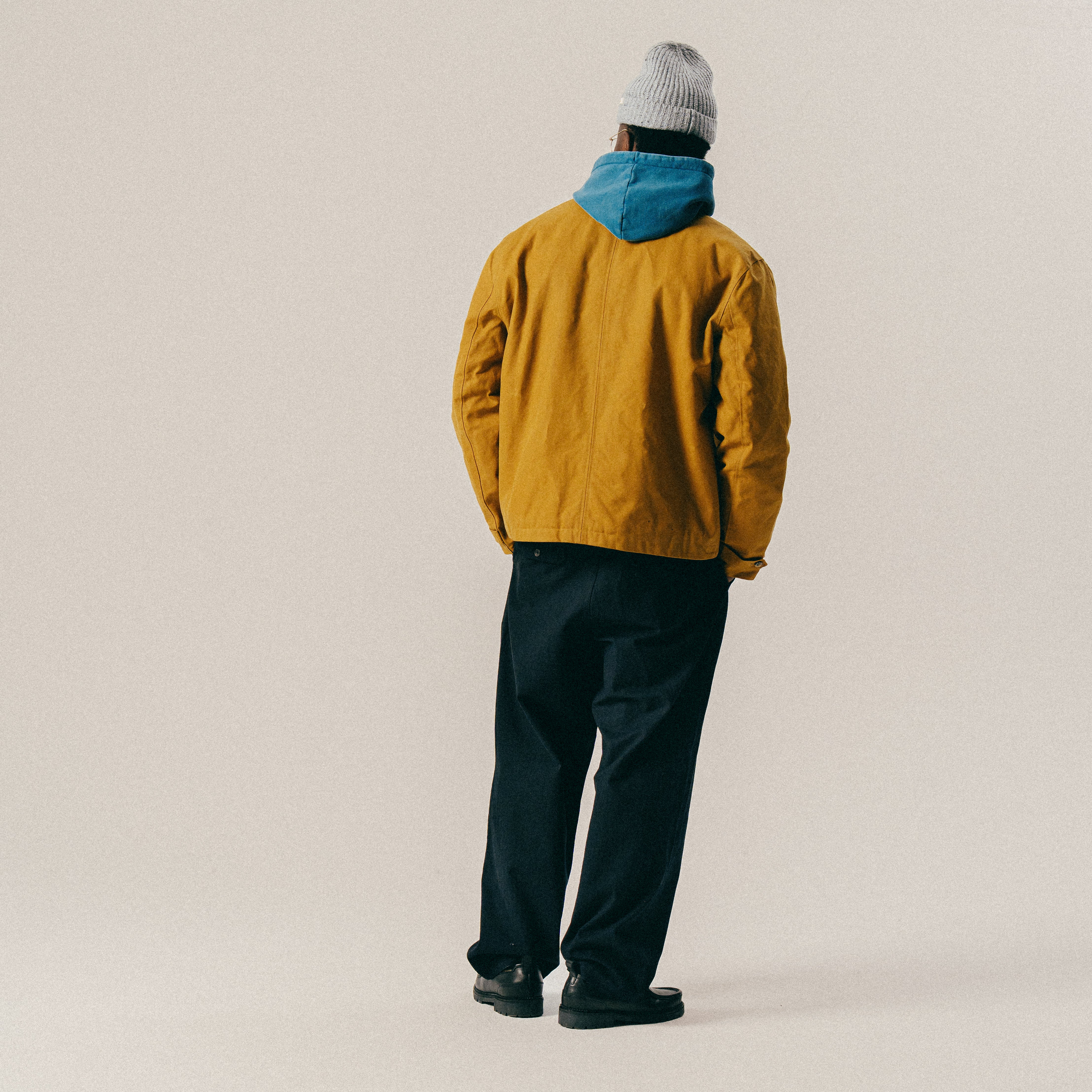 BLKVIS WAXED CANVAS JACKET - TAPENADE