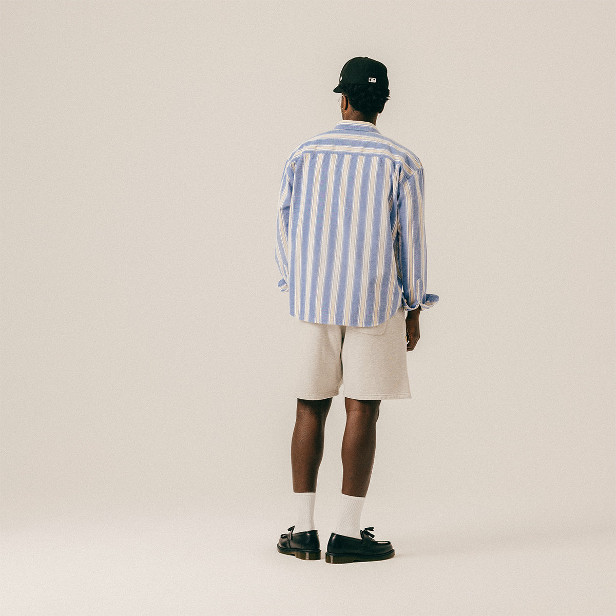 SCRIPT HEAVY SHIRT - BEIGE