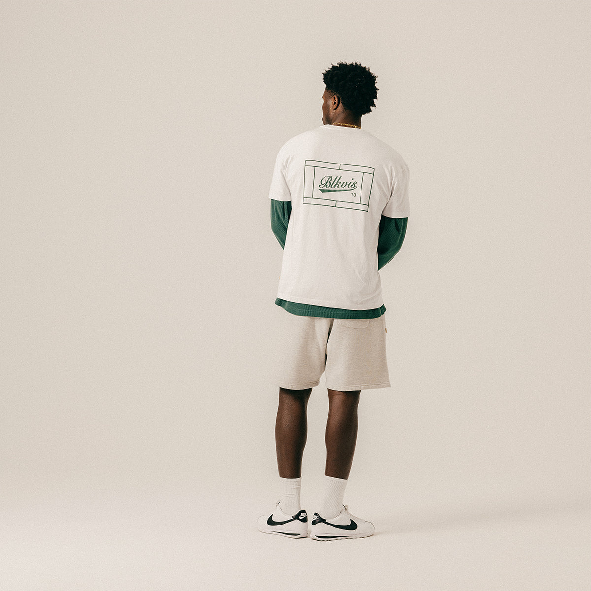 LOGO SWEATSHORTS - LIGHT GREY HEATHER