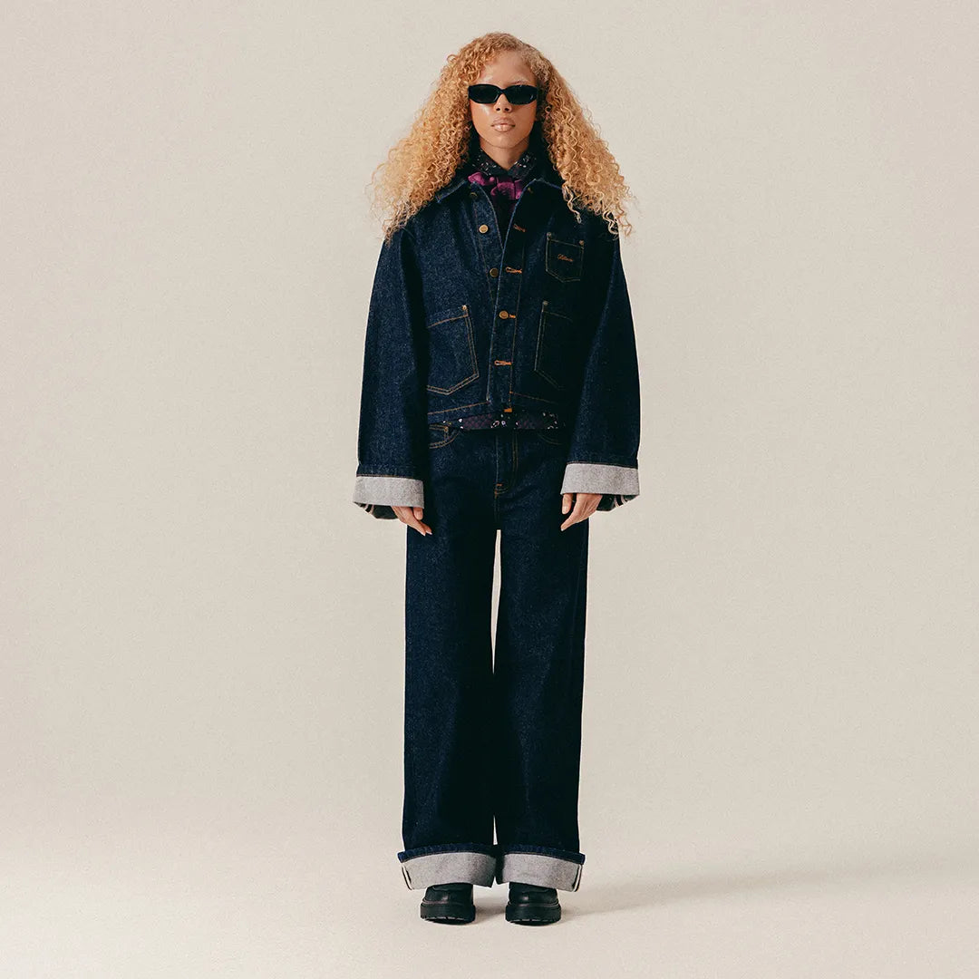 SELVEDGE DENIM JACKET - DARK BLUE