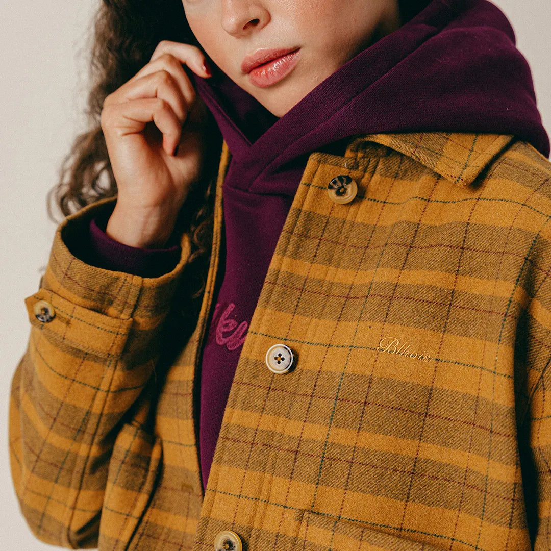 SCRIPT WOOL OVERCOAT - MILITARY OLIVE