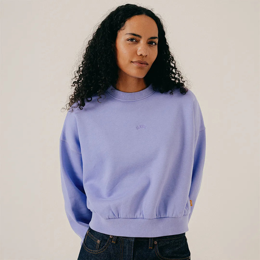 LETTERING CREWNECK - SAND VERBANA