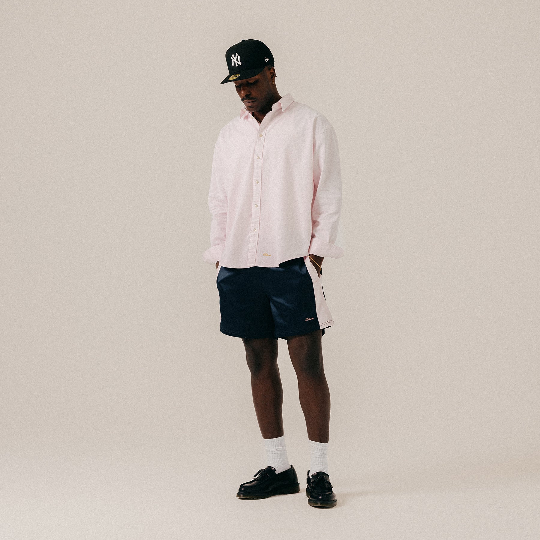 SCRIPT HEAVY SHIRT - CRADLE PINK