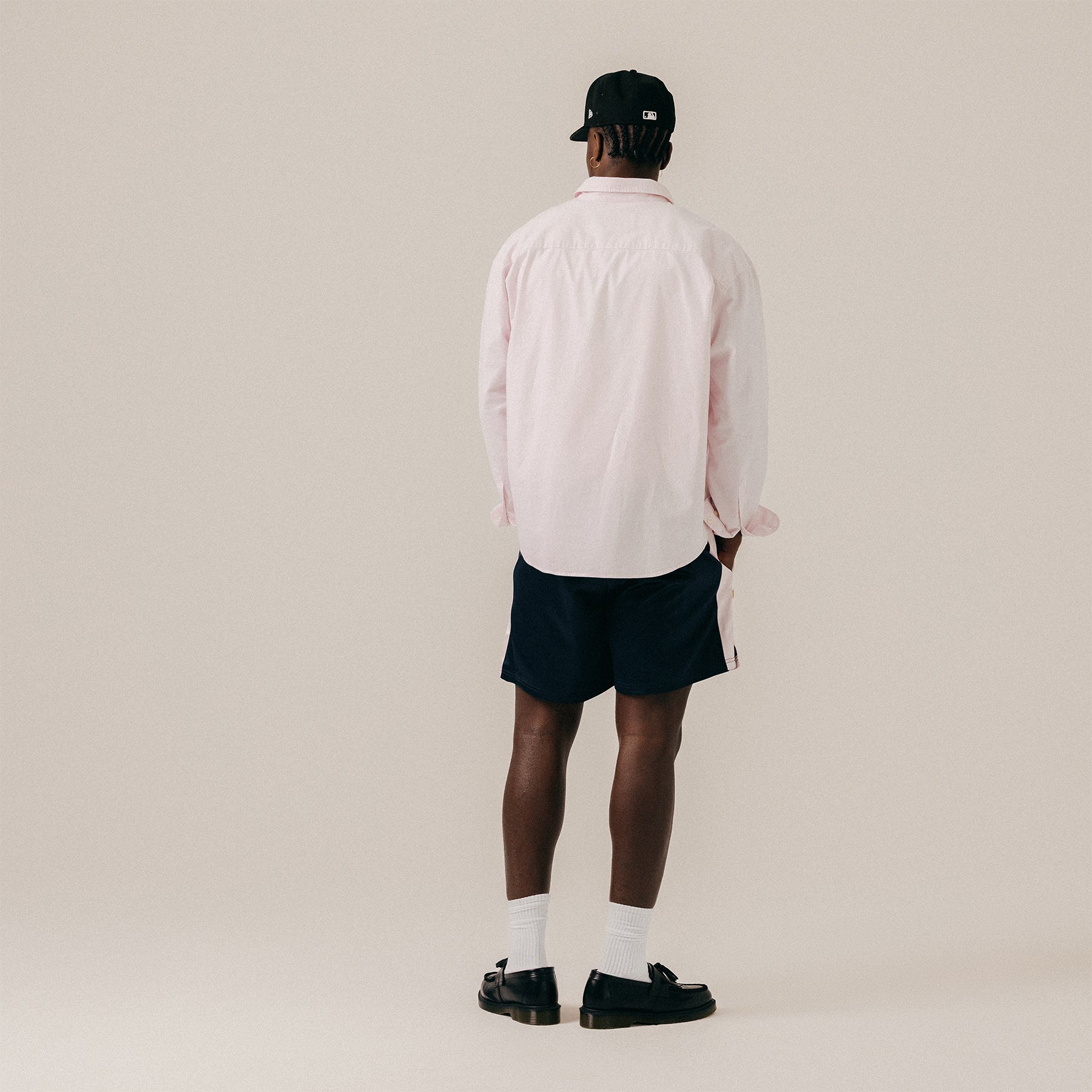 SCRIPT HEAVY SHIRT - CRADLE PINK