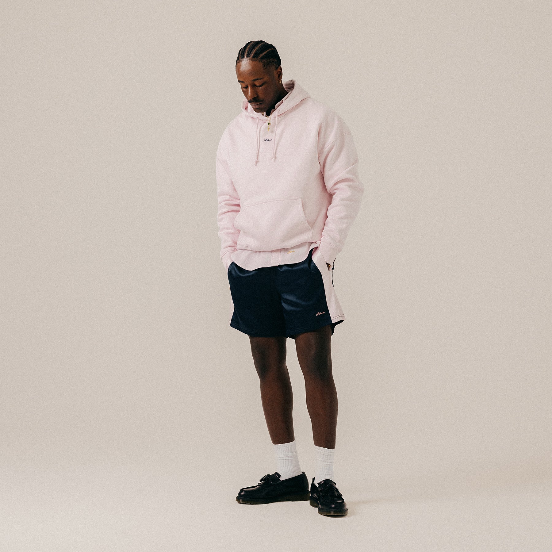 SCRIPT HOODY - CRADLE PINK