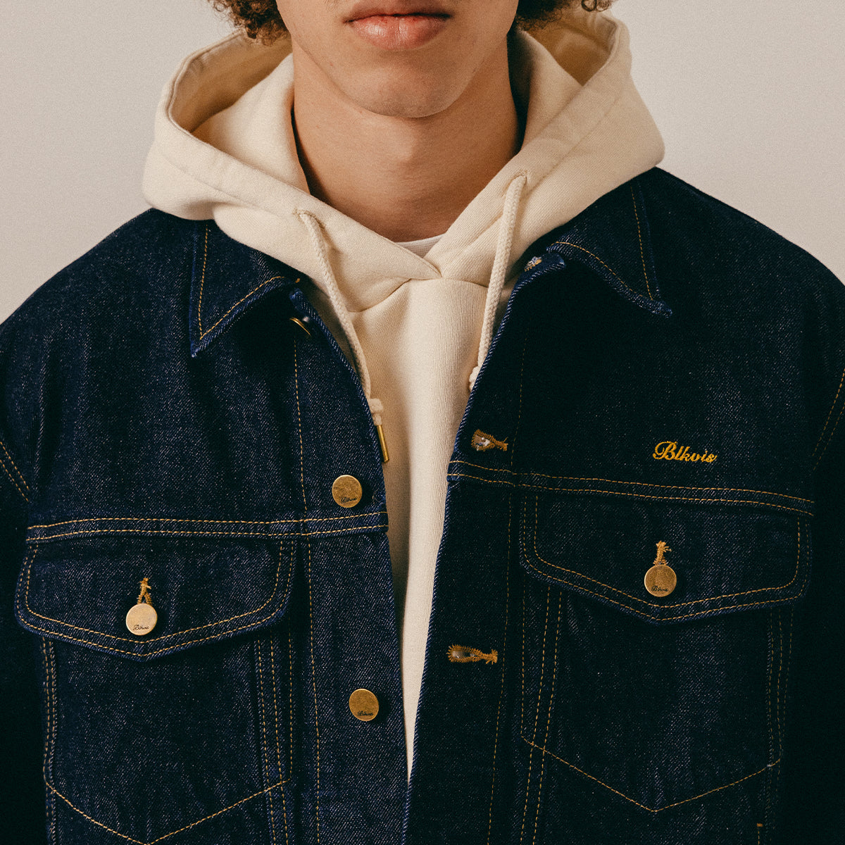 SCRIPT DENIM JACKET - RAW