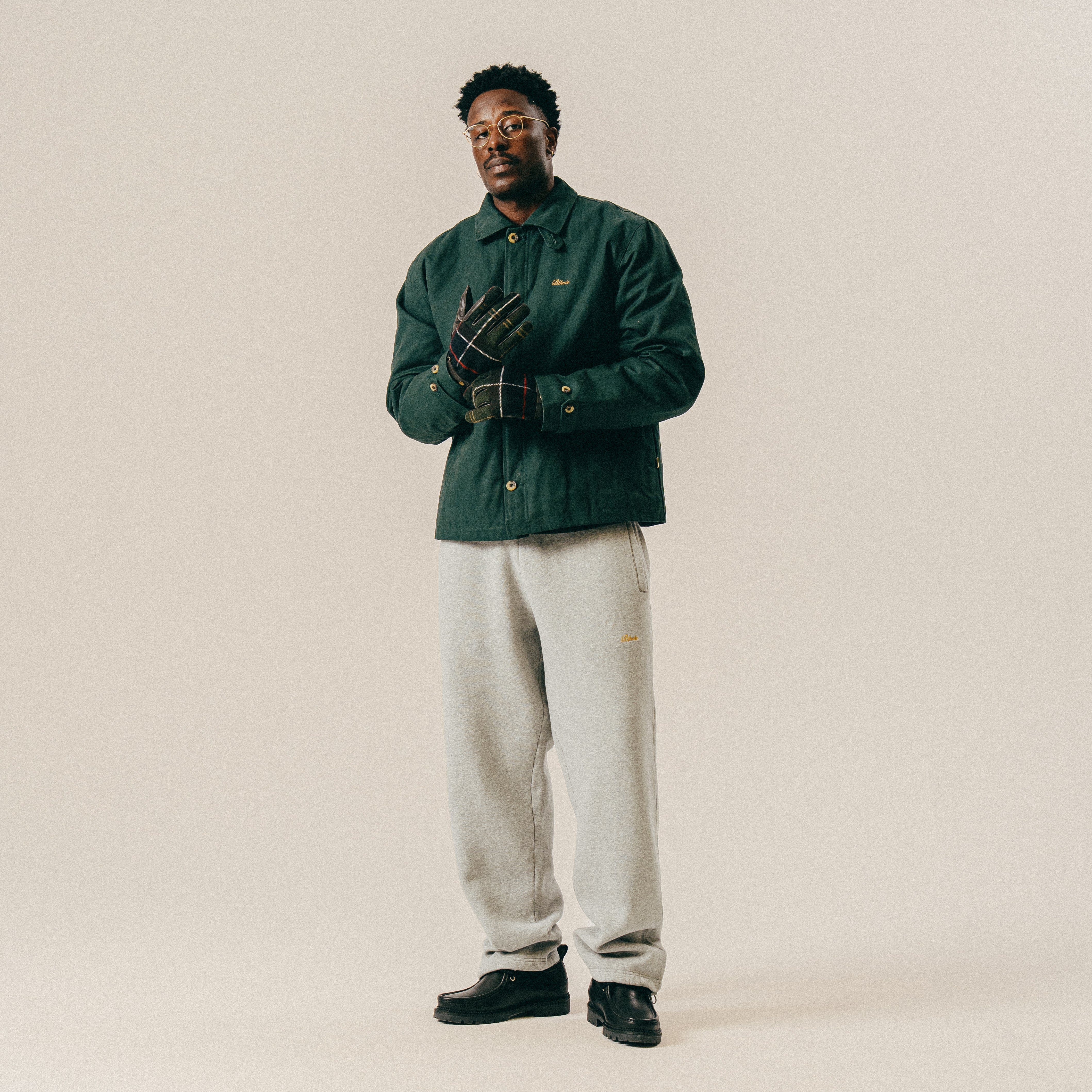 BLKVIS WAXED CANVAS JACKET - DARKEST SPRUCE