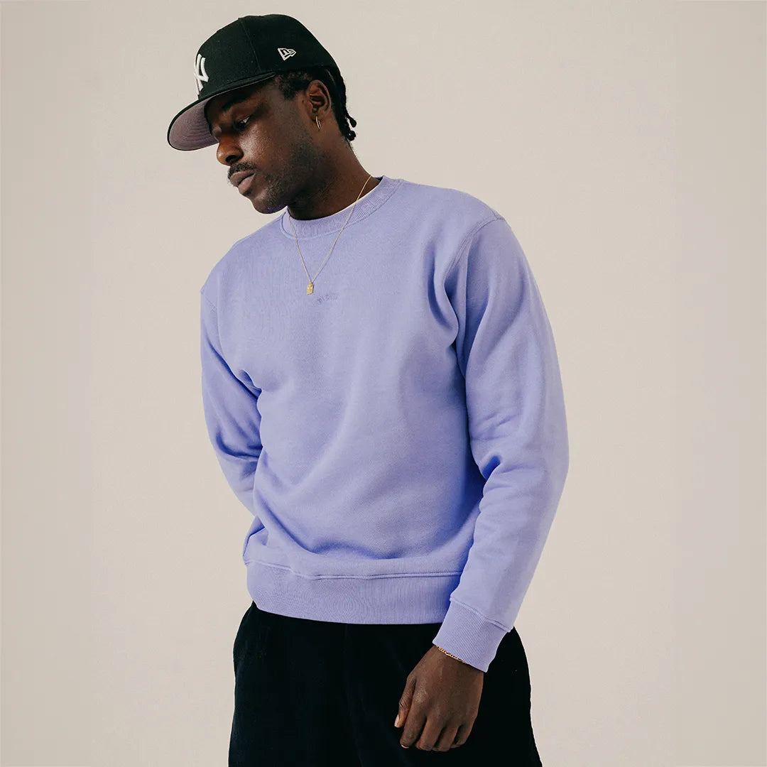 LETTERING CREWNECK - SAND VERBANA