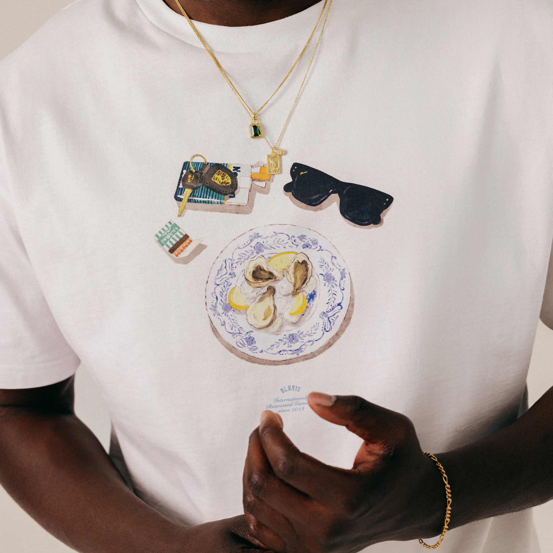 OYSTER TEE - WHITE