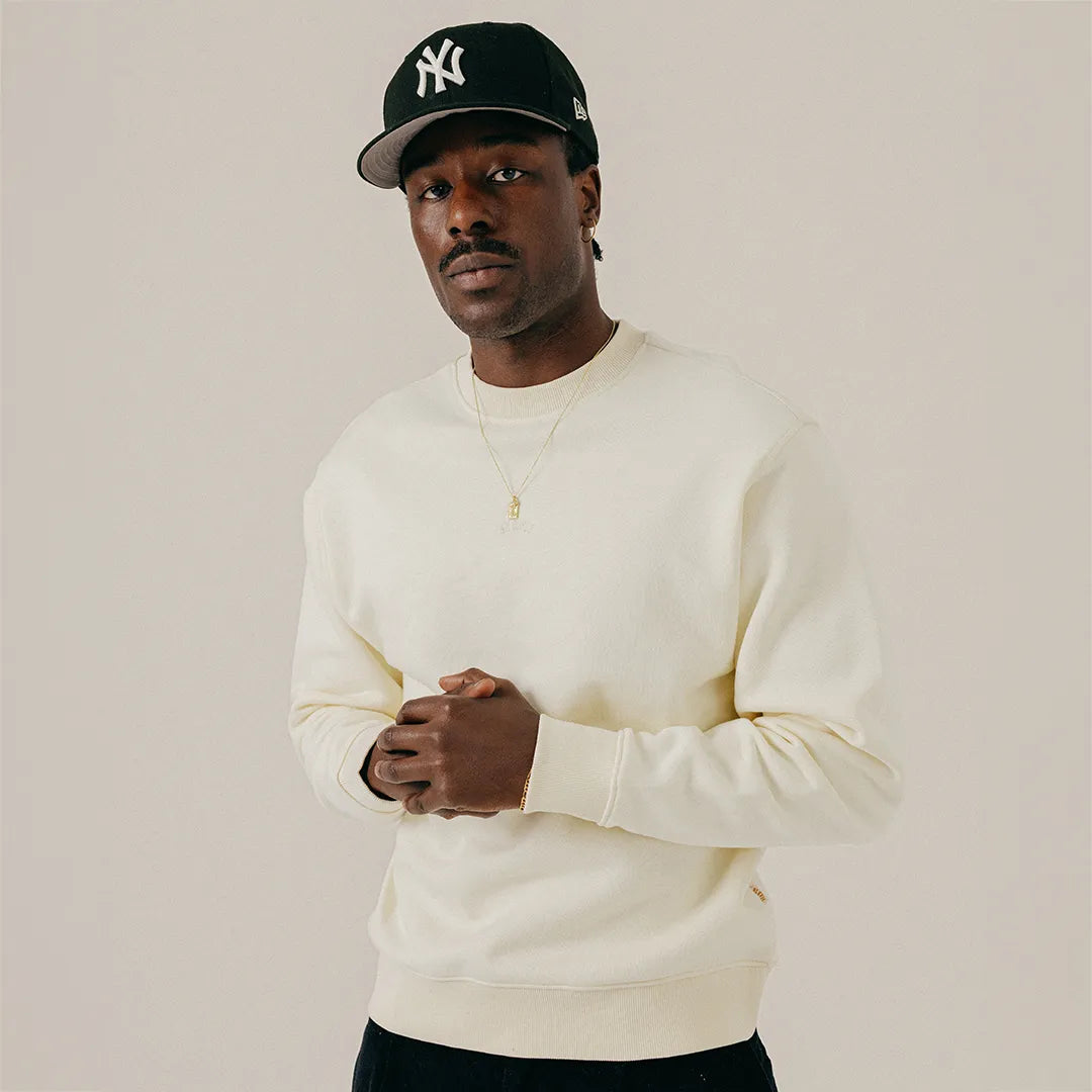 LETTERING CREWNECK - PAPYRUS