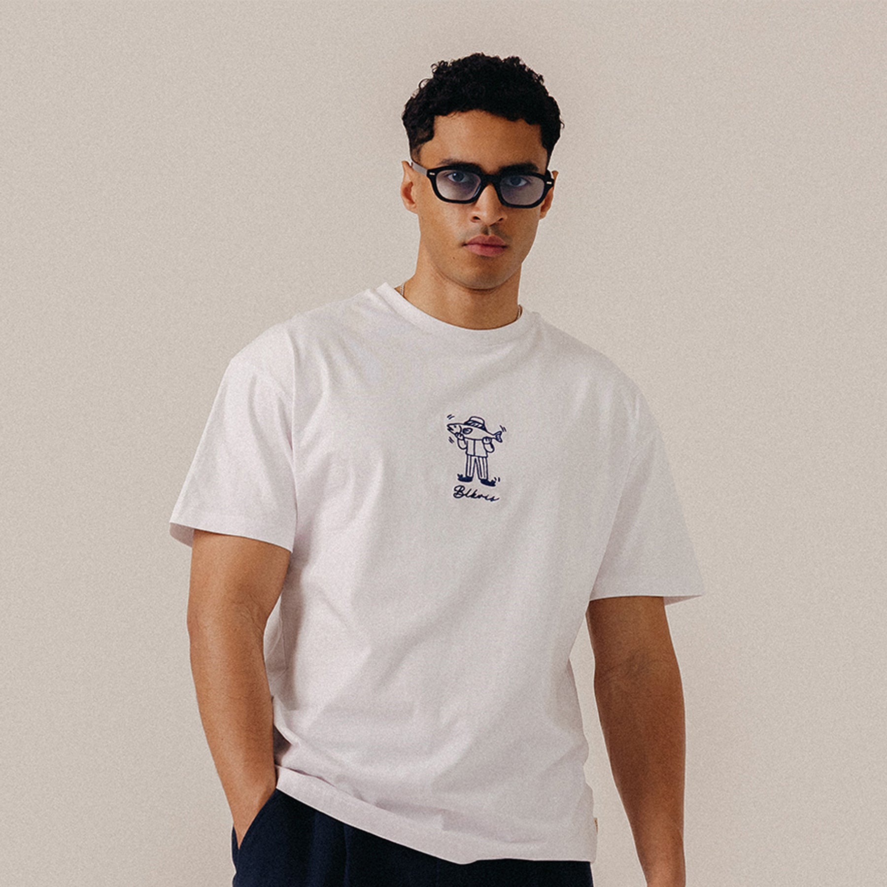 PESCHE TEE - WHITE
