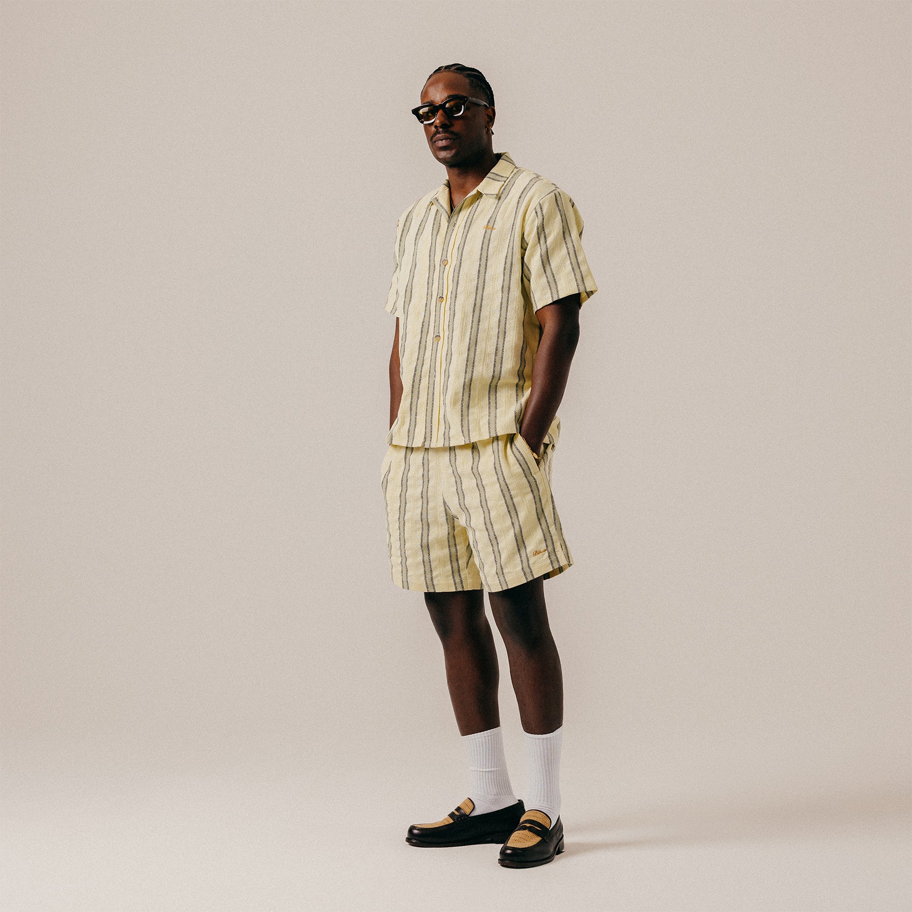 STRUCTURED JAQUARD SHIRT - FLAN