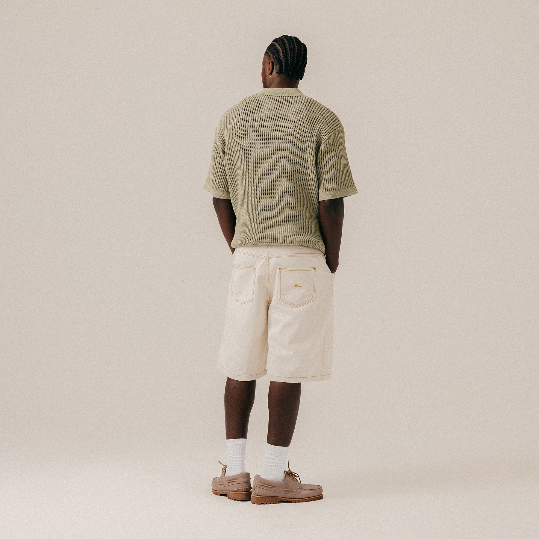 OPEN POINTELLE HENLEY POLO - TEA