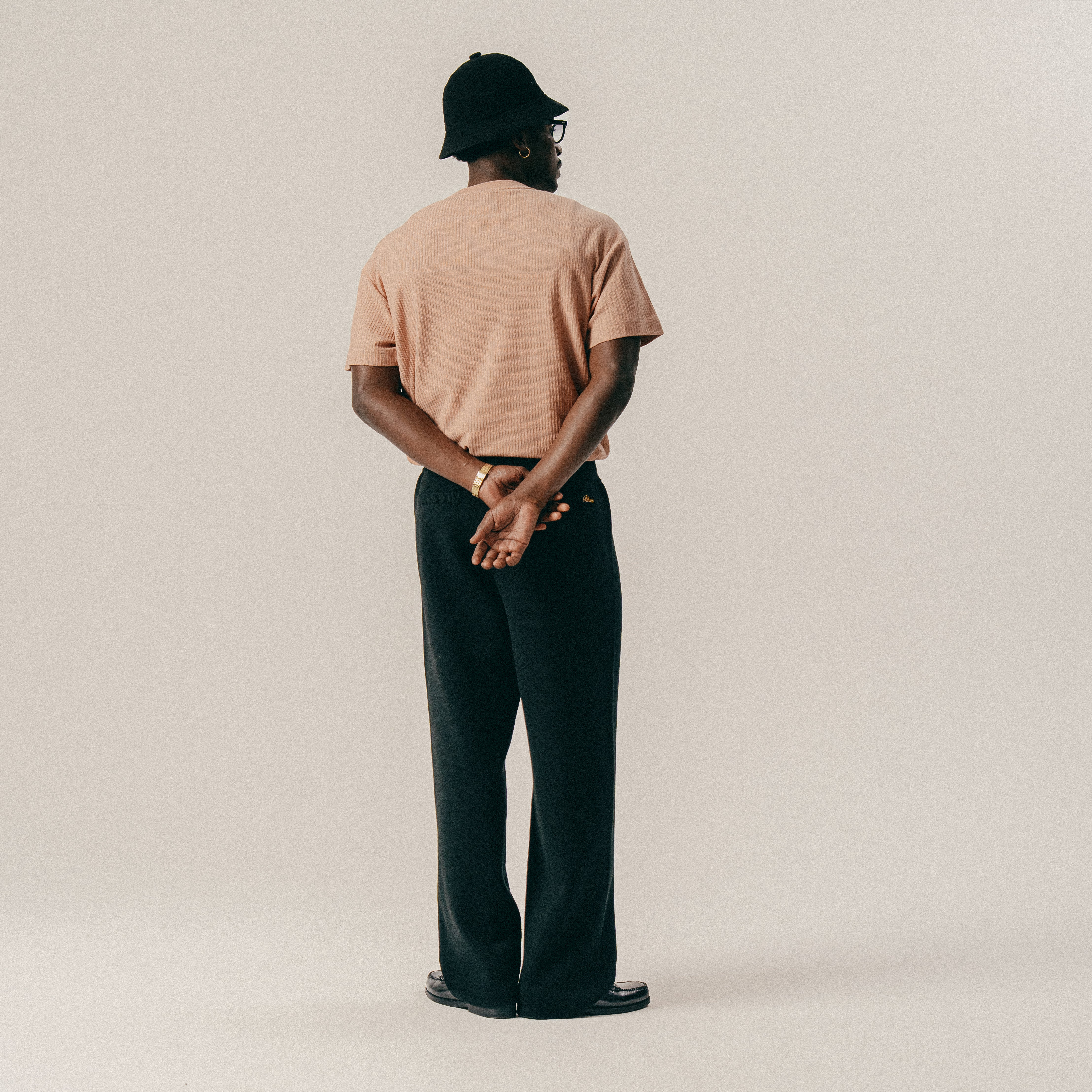 BLKVIS SCRIPT KNIT PANTS - BLACK