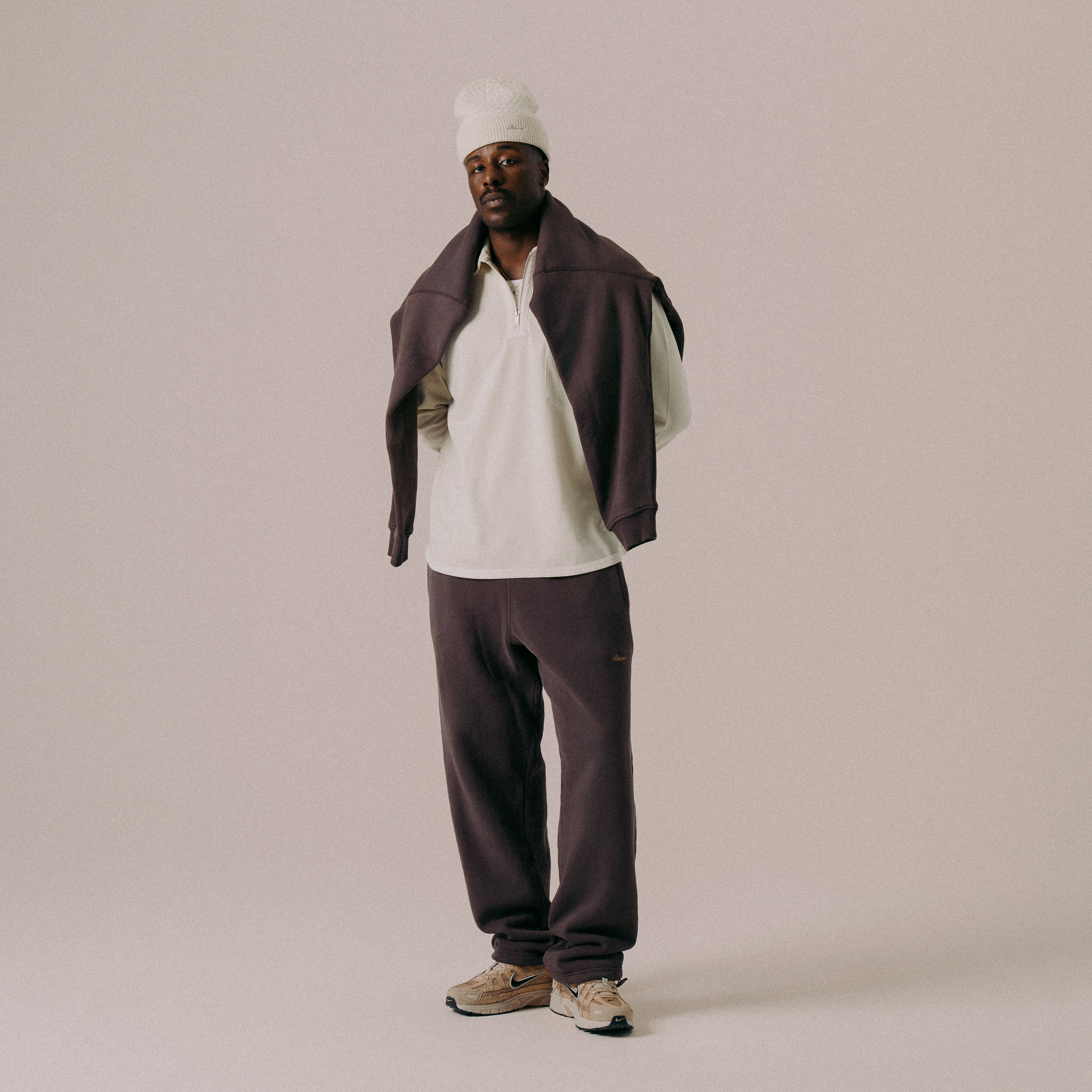 BLKVIS SCRIPT TWILL SHIRT LONG - ANTIQUE WHITE