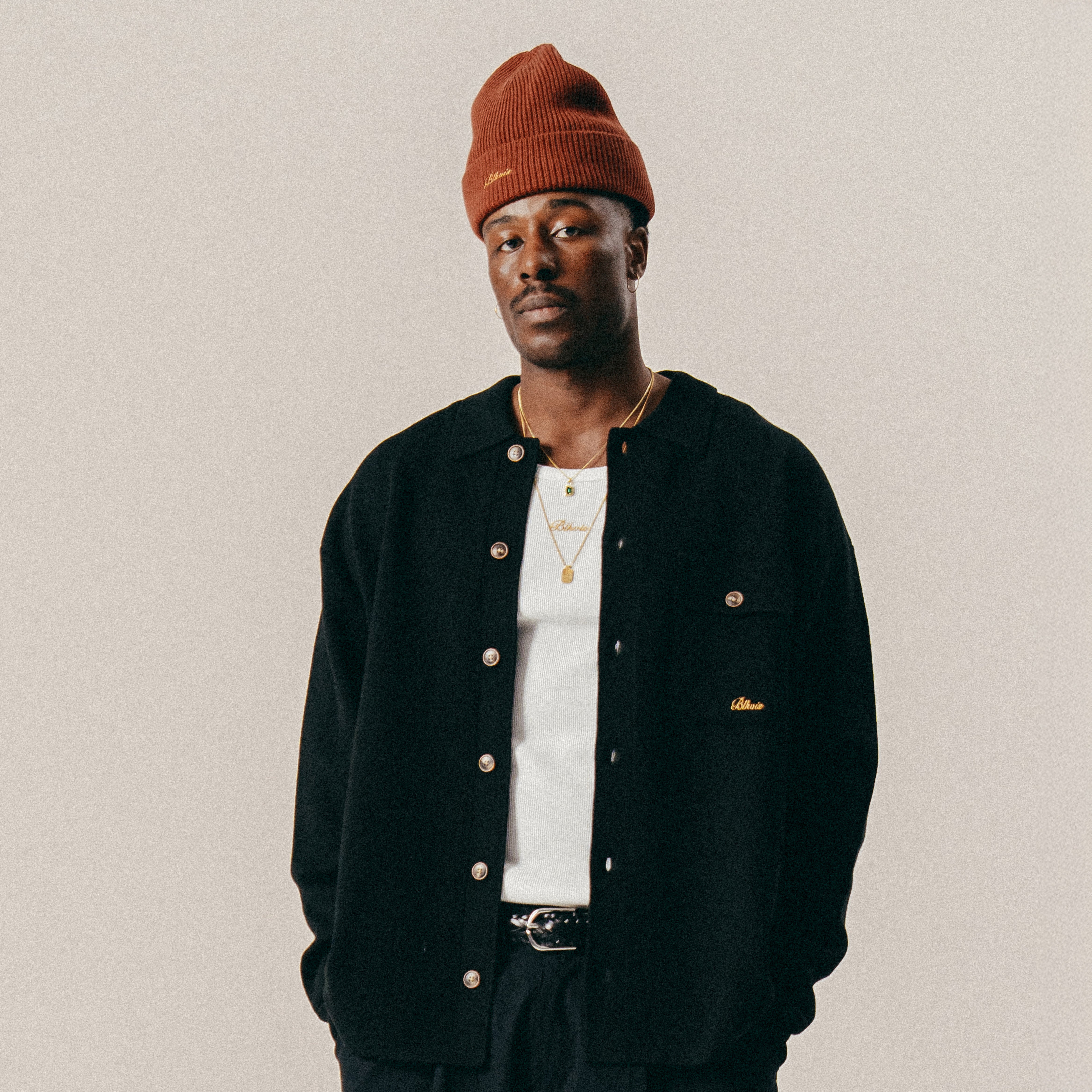 BLKVIS SCRIPT KNIT SHIRT - BLACK