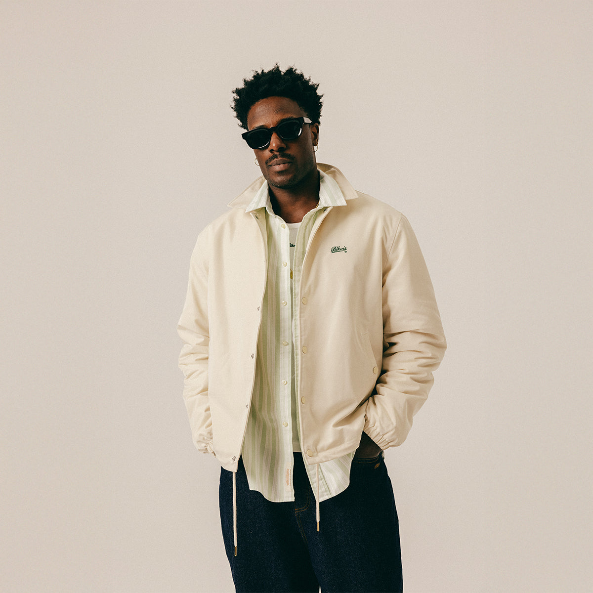 COACH JACKET - WHITECAP GRAY