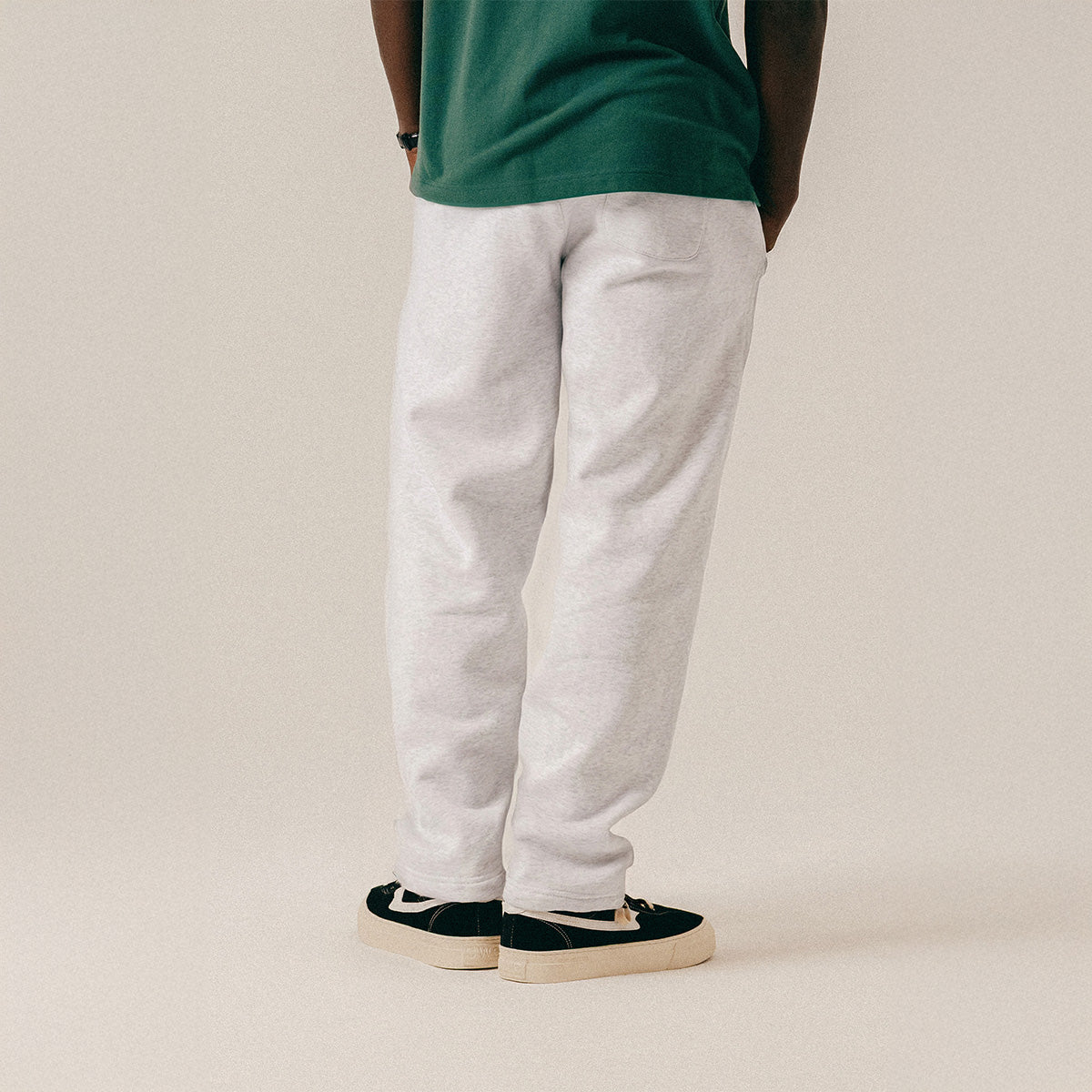 LOGO SWEATPANTS - LIGHT GREY HEATHER