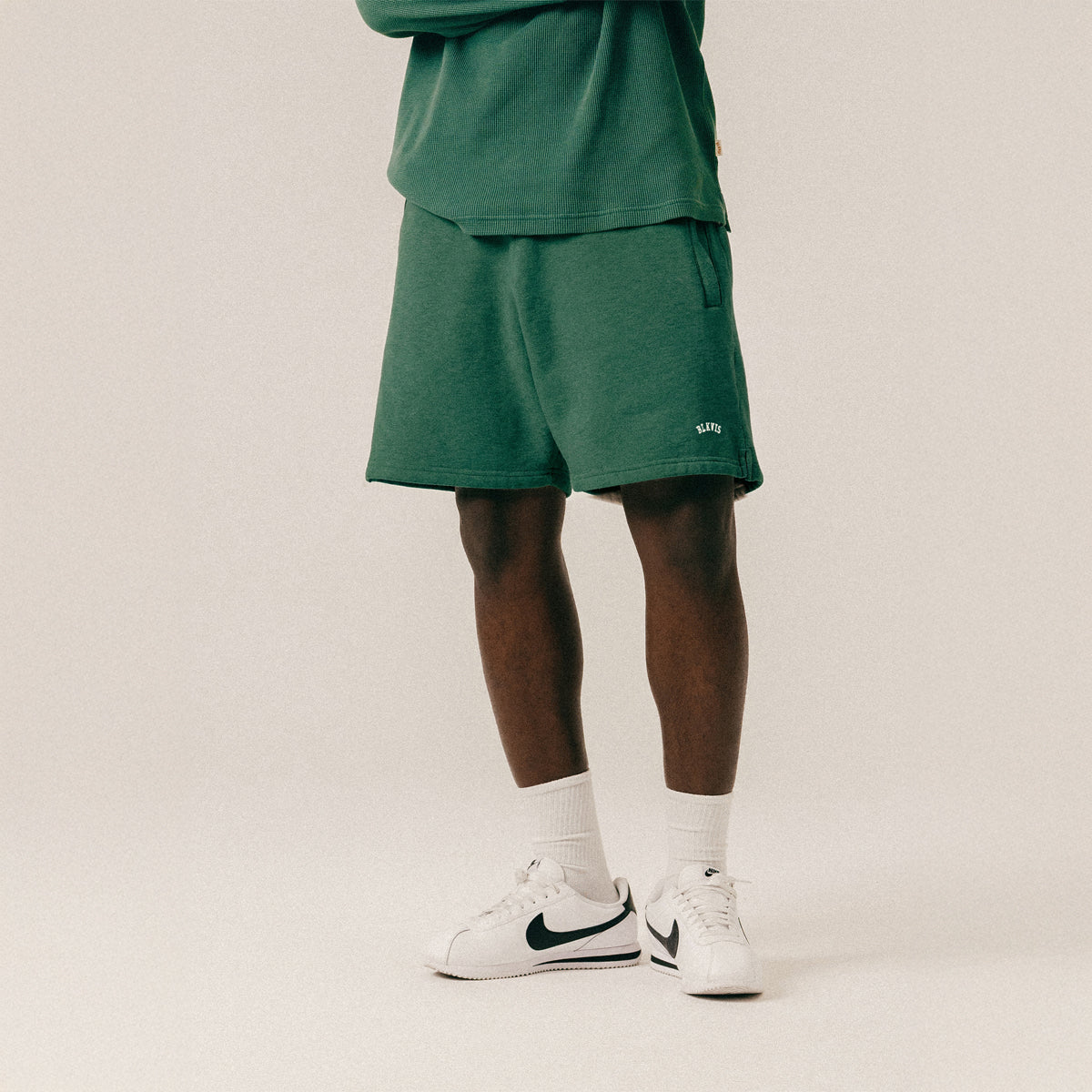 LOGO SWEATSHORTS - HUNTER GREEN
