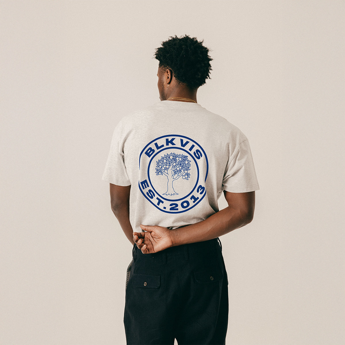 SOURCE TEE - LIGHT GREY HEATHER