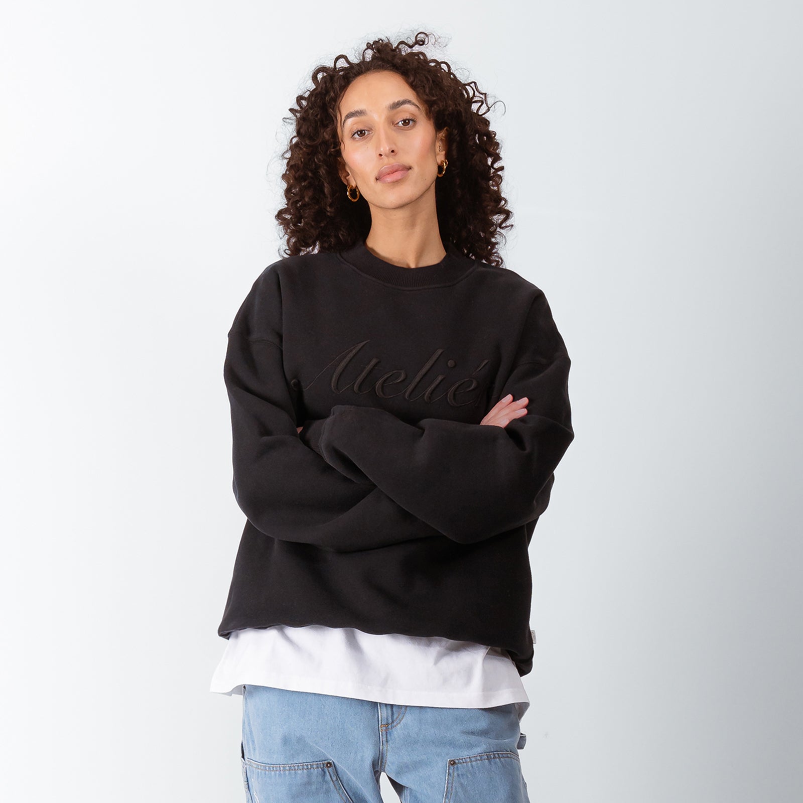 ATELIÉR CREWNECK - BLACK