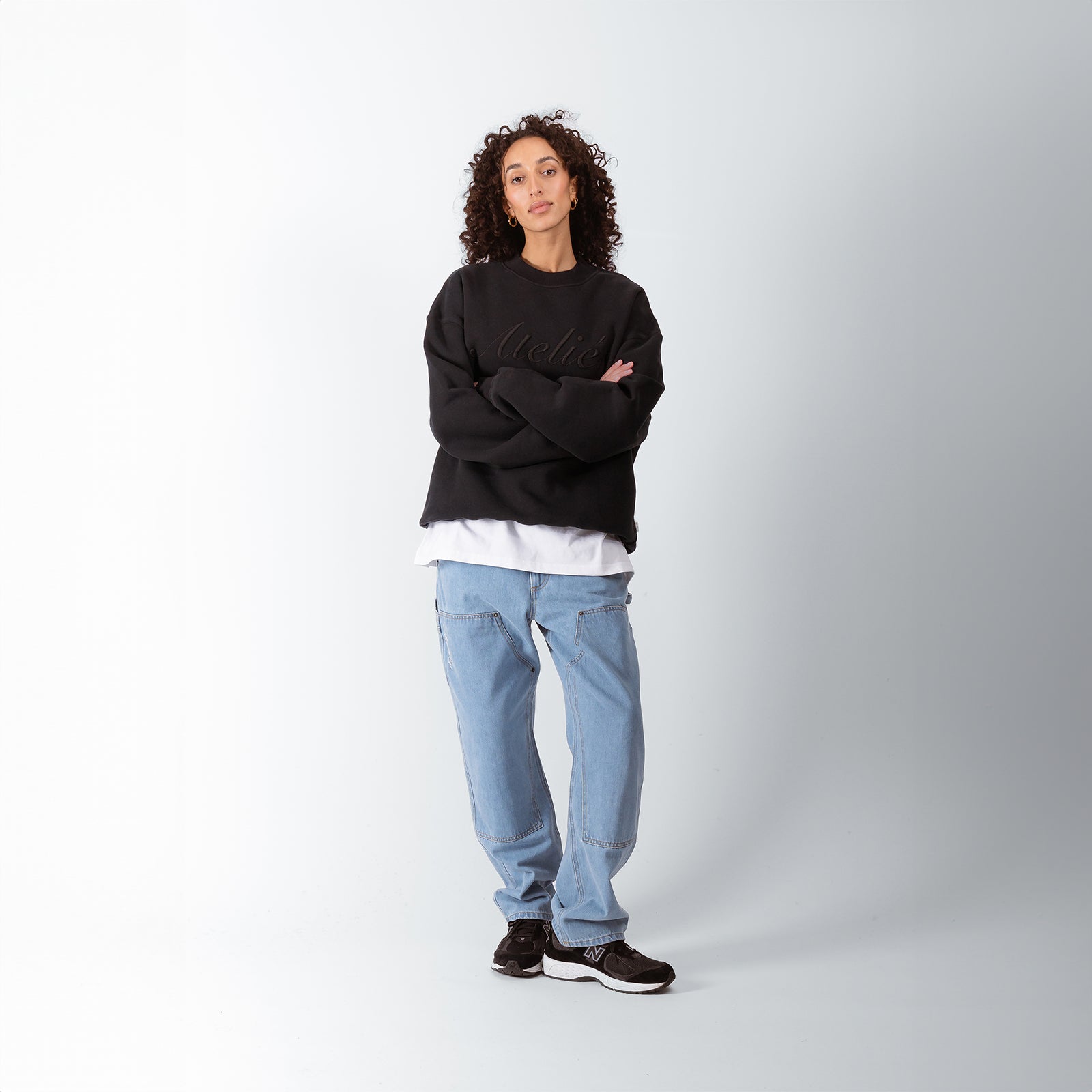 ATELIÉR CREWNECK - BLACK