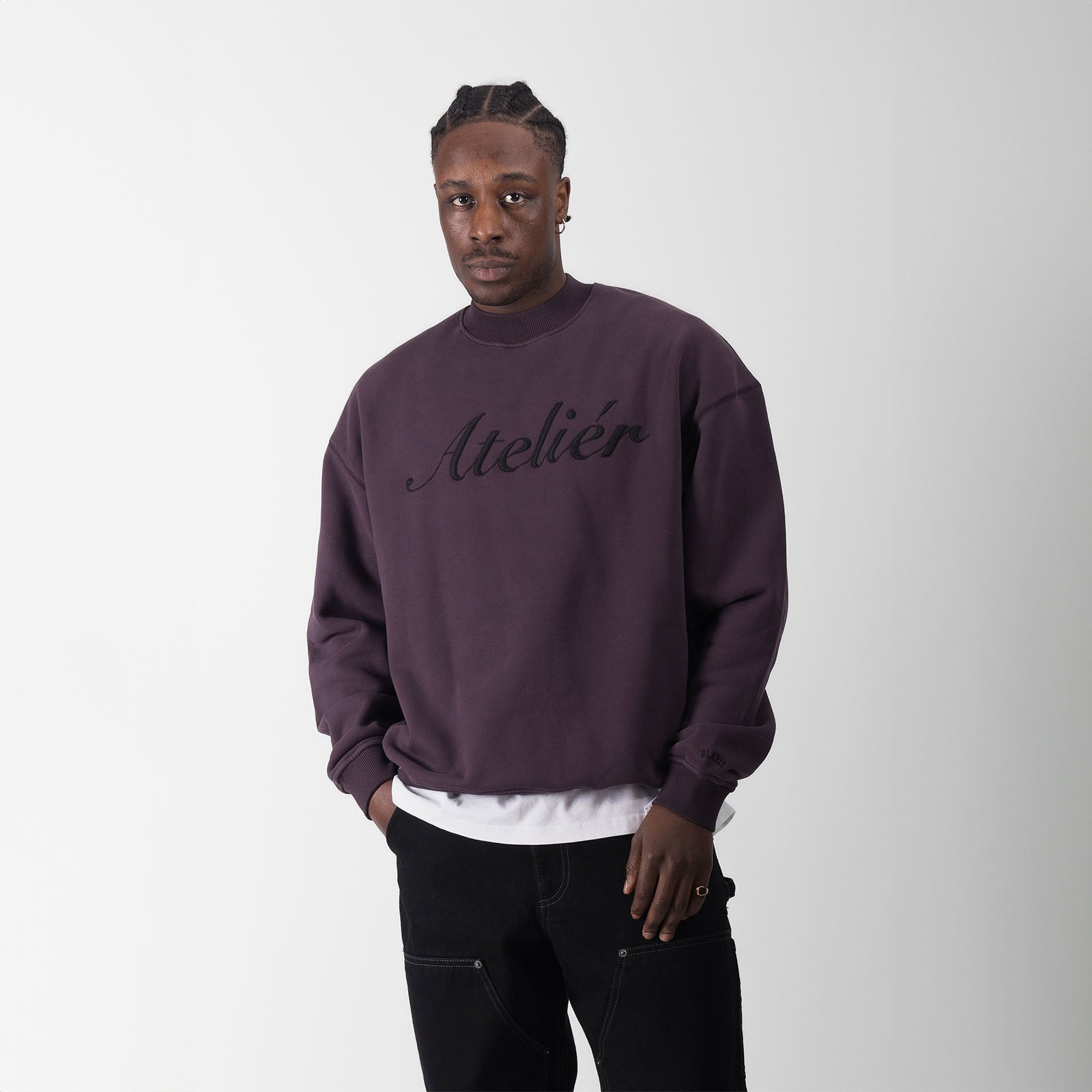 ATELIÉR CREWNECK - PLUM PERFECT