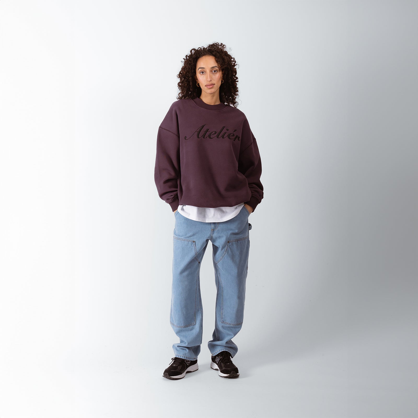 ATELIÉR CREWNECK - PLUM PERFECT